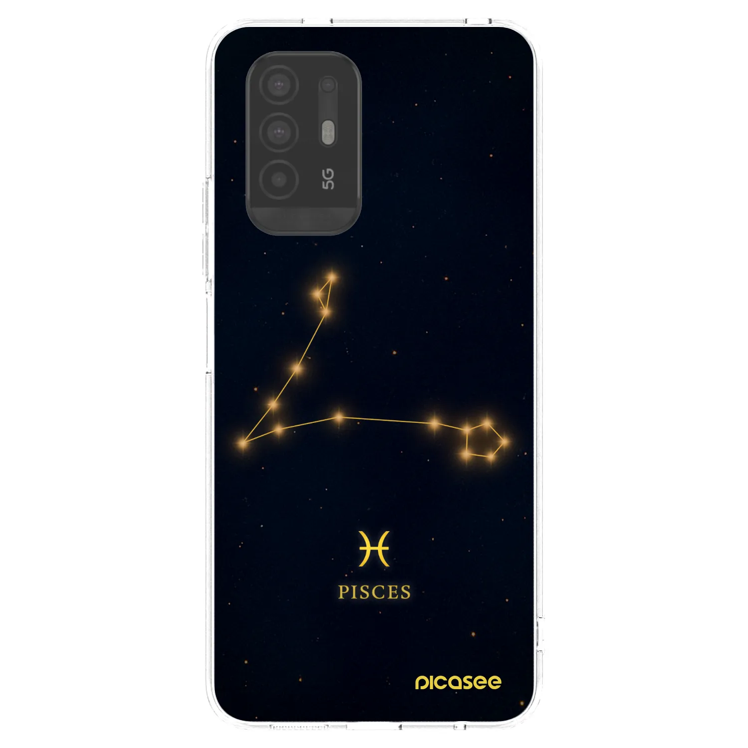 Picasee silikonska prozirna maskica za OPPO A94 5G - PISCES