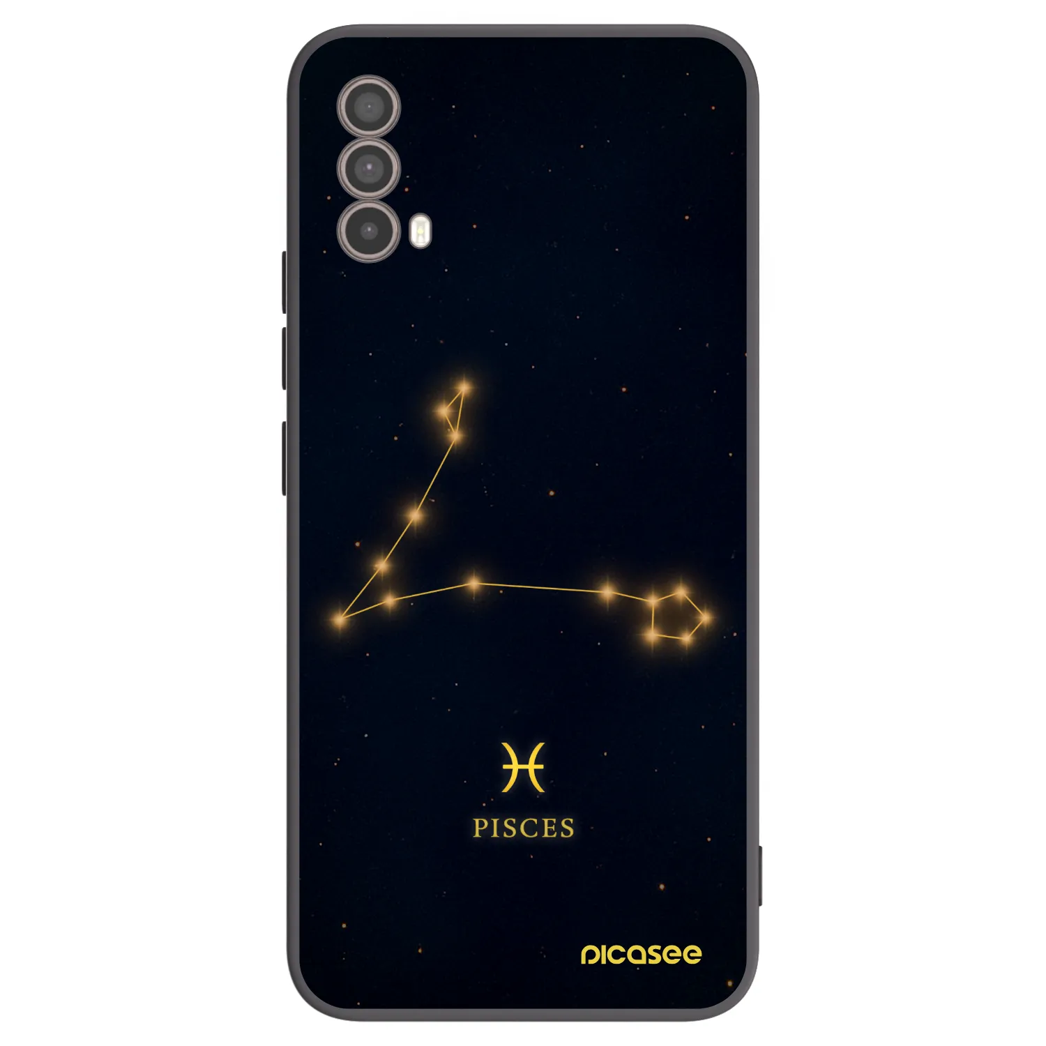 Picasee crna silikonska maskica za Motorola Moto E40 - PISCES