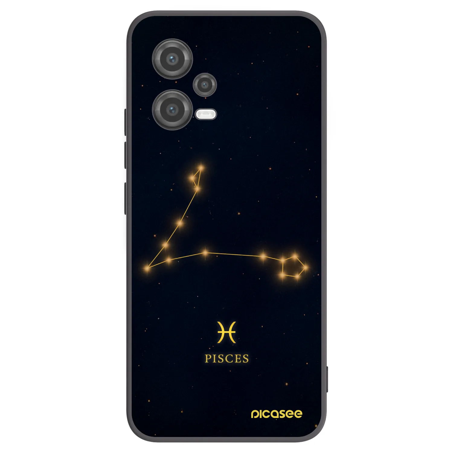 Picasee crna silikonska maskica za Xiaomi Poco X5 - PISCES