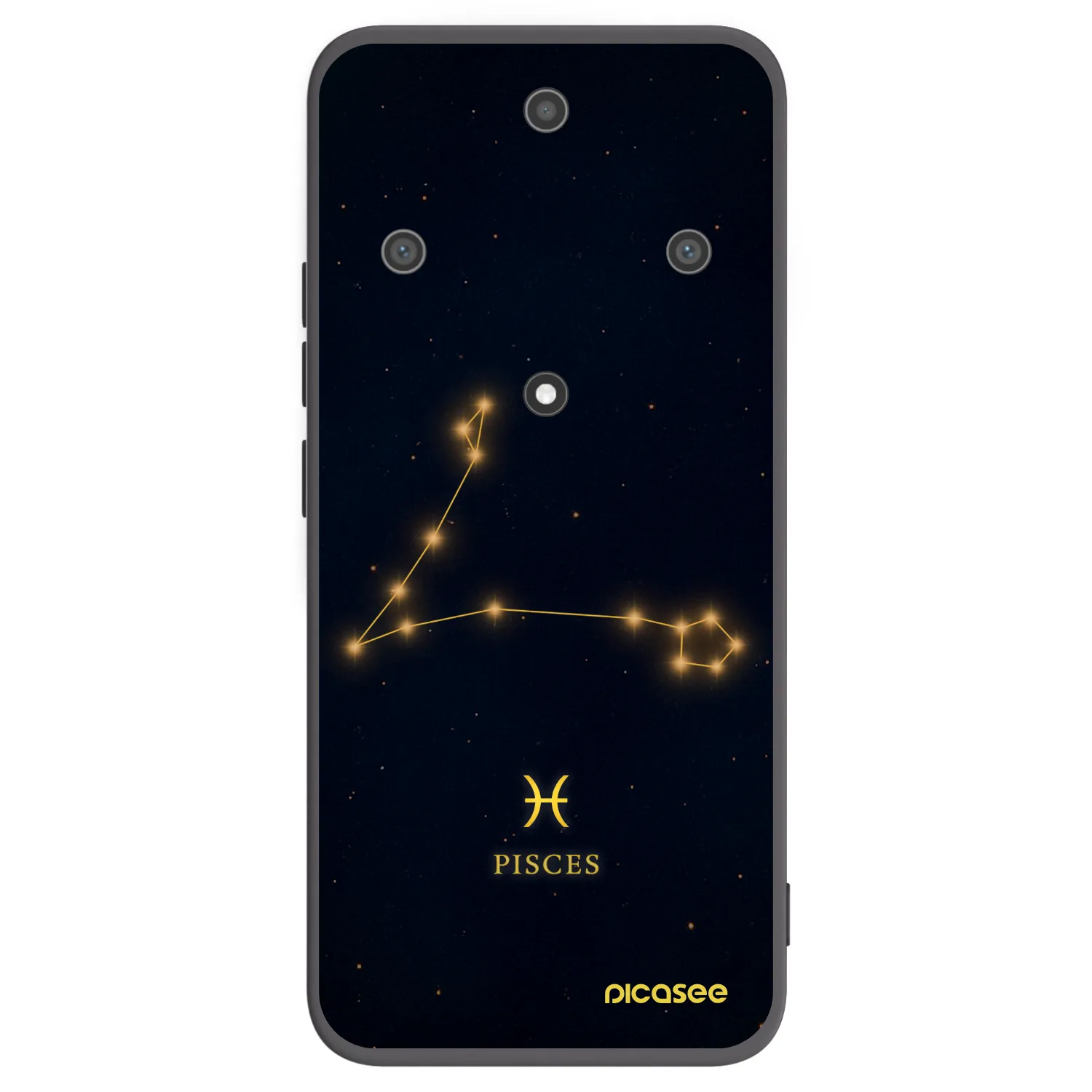 Picasee crna silikonska maskica za Honor Magic5 Lite 5G - PISCES