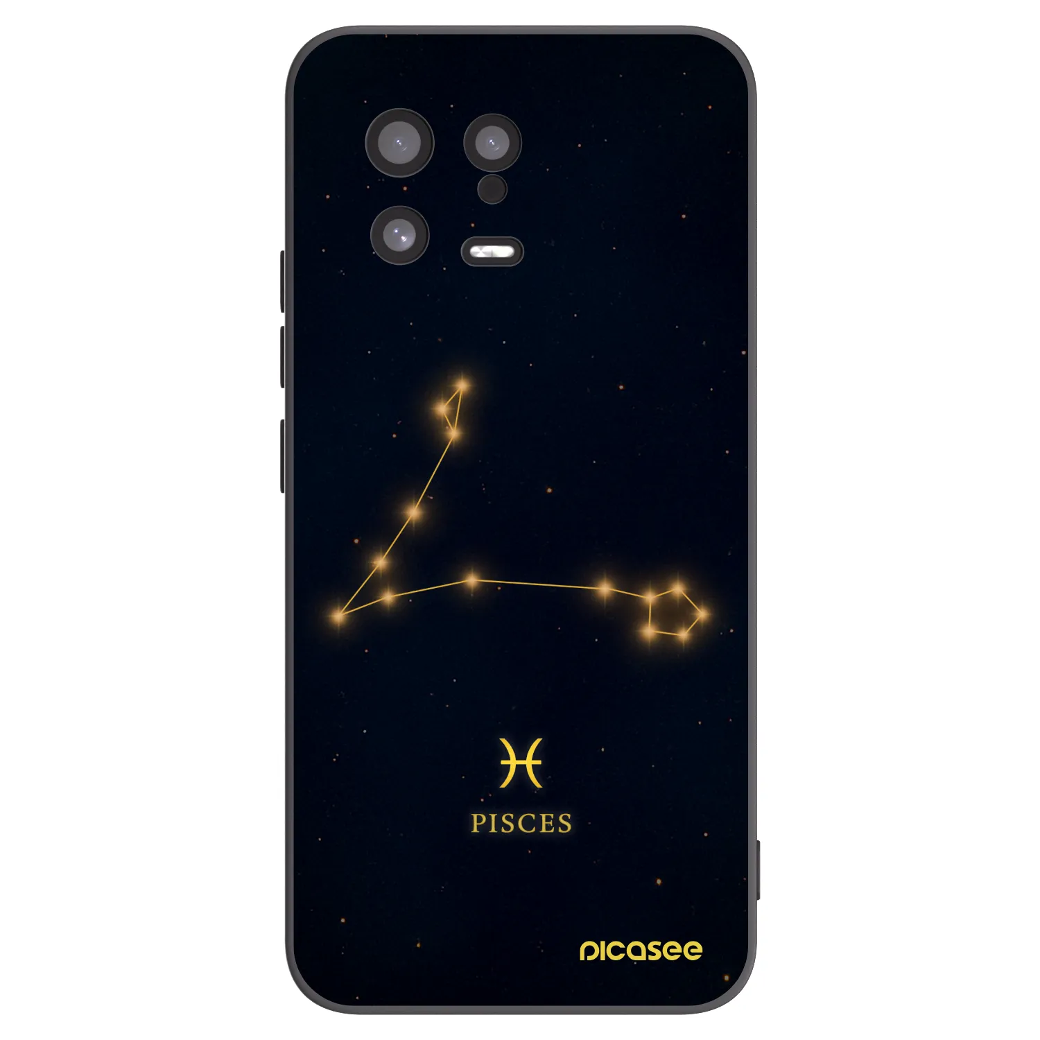 Picasee crna silikonska maskica za Xiaomi 13 - PISCES