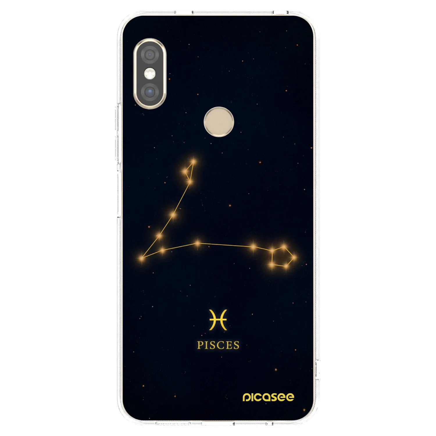 Picasee silikonska prozirna maskica za Xiaomi Redmi Note 5 Global - PISCES