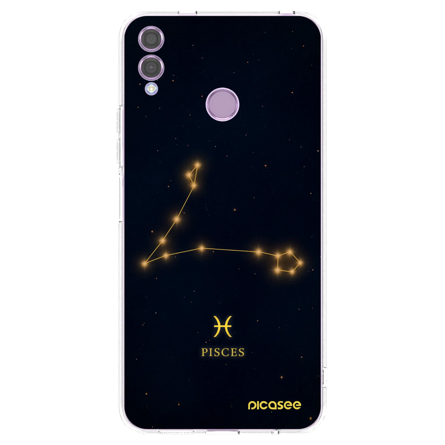 Picasee silikonska prozirna maskica za Honor 8X - PISCES