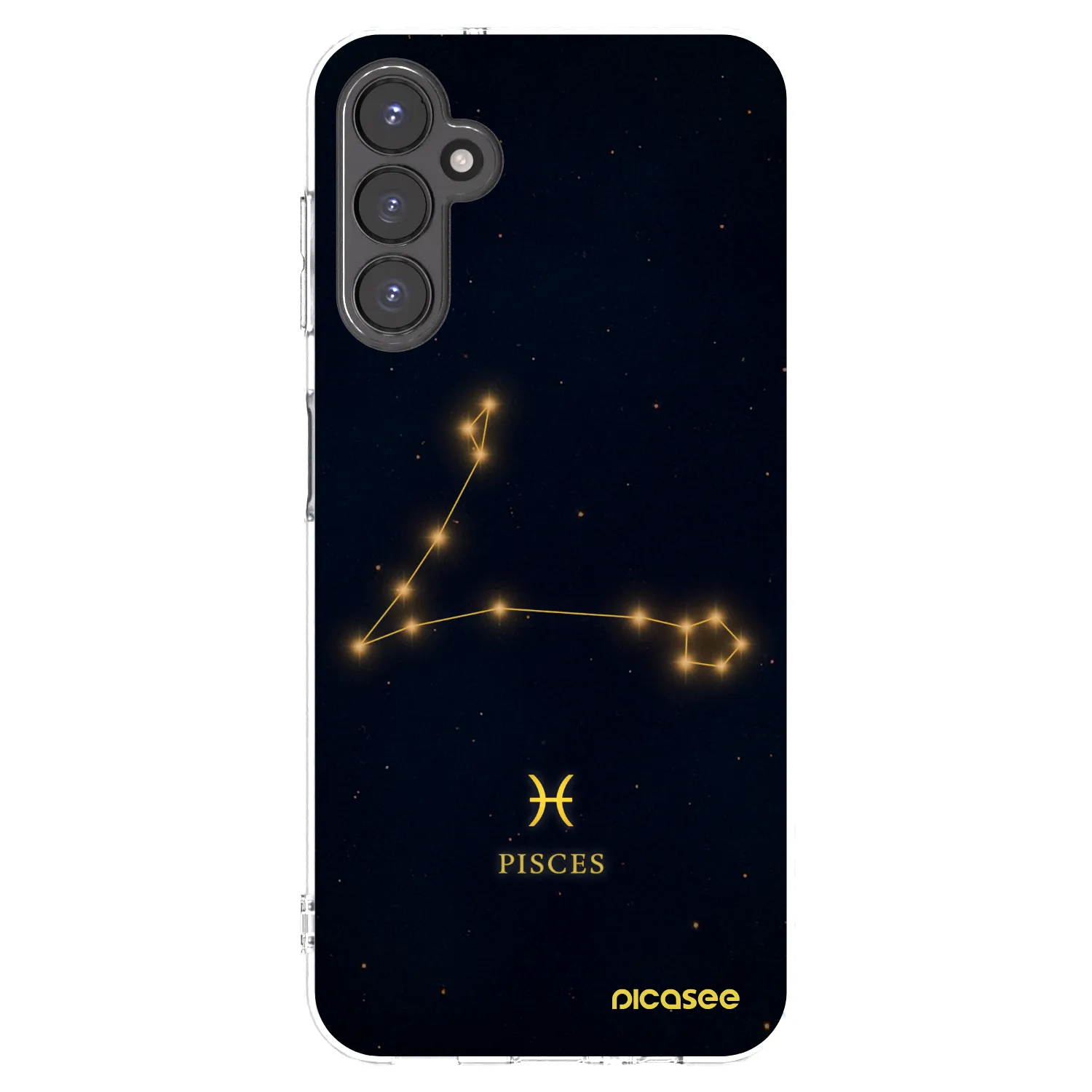 Picasee silikonska prozirna maskica za Samsung Galaxy A14 4G A145R - PISCES