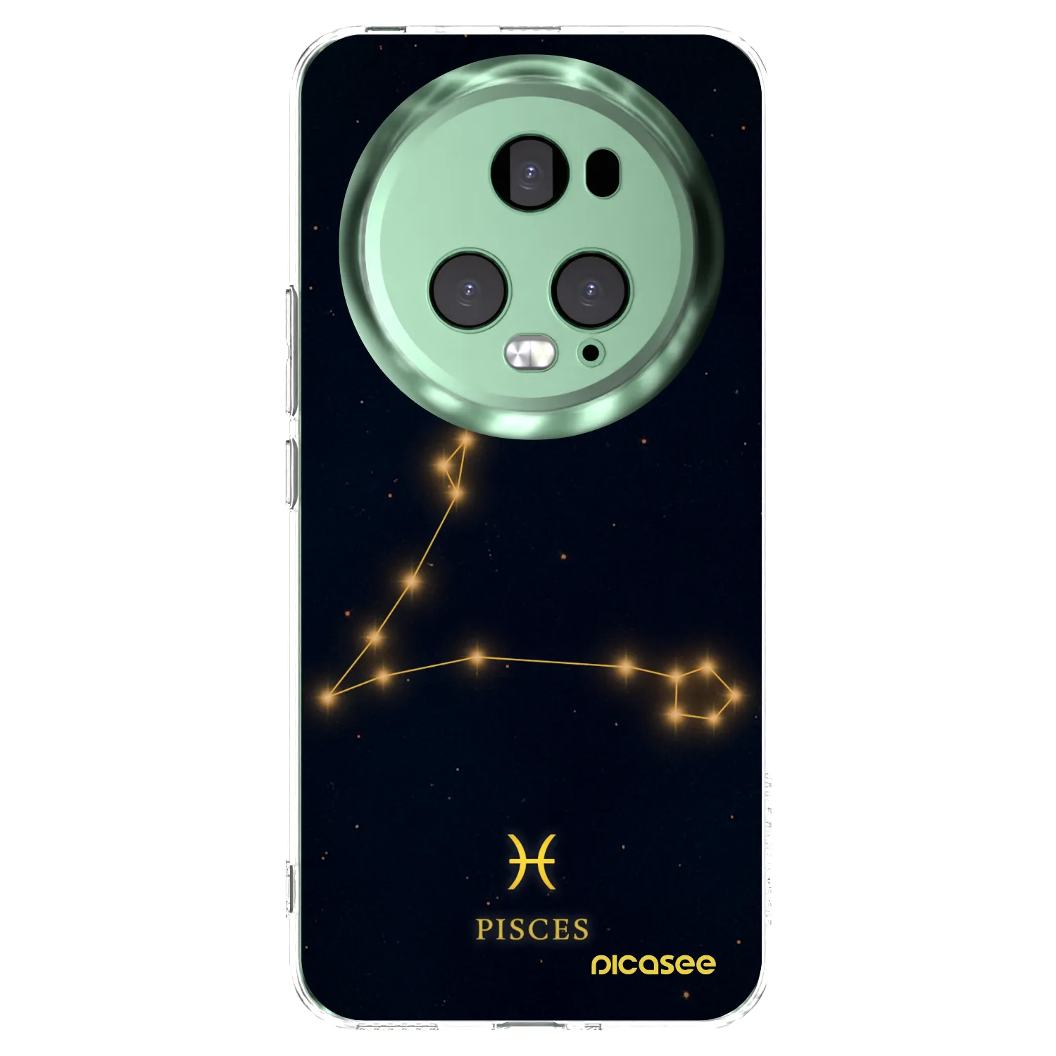 Picasee silikonska prozirna maskica za Honor Magic5 Pro - PISCES