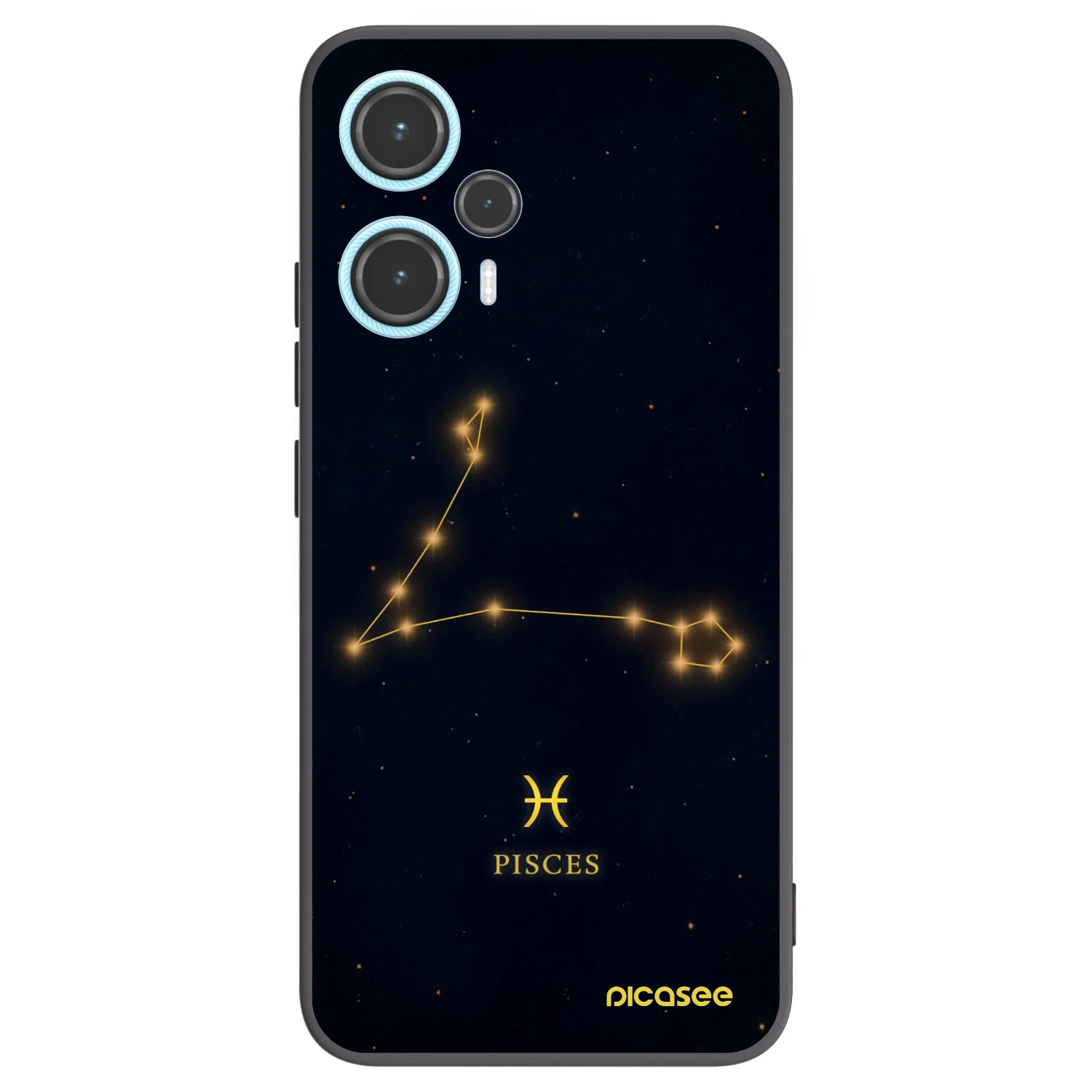 Picasee crna silikonska maskica za Xiaomi Poco F5 - PISCES