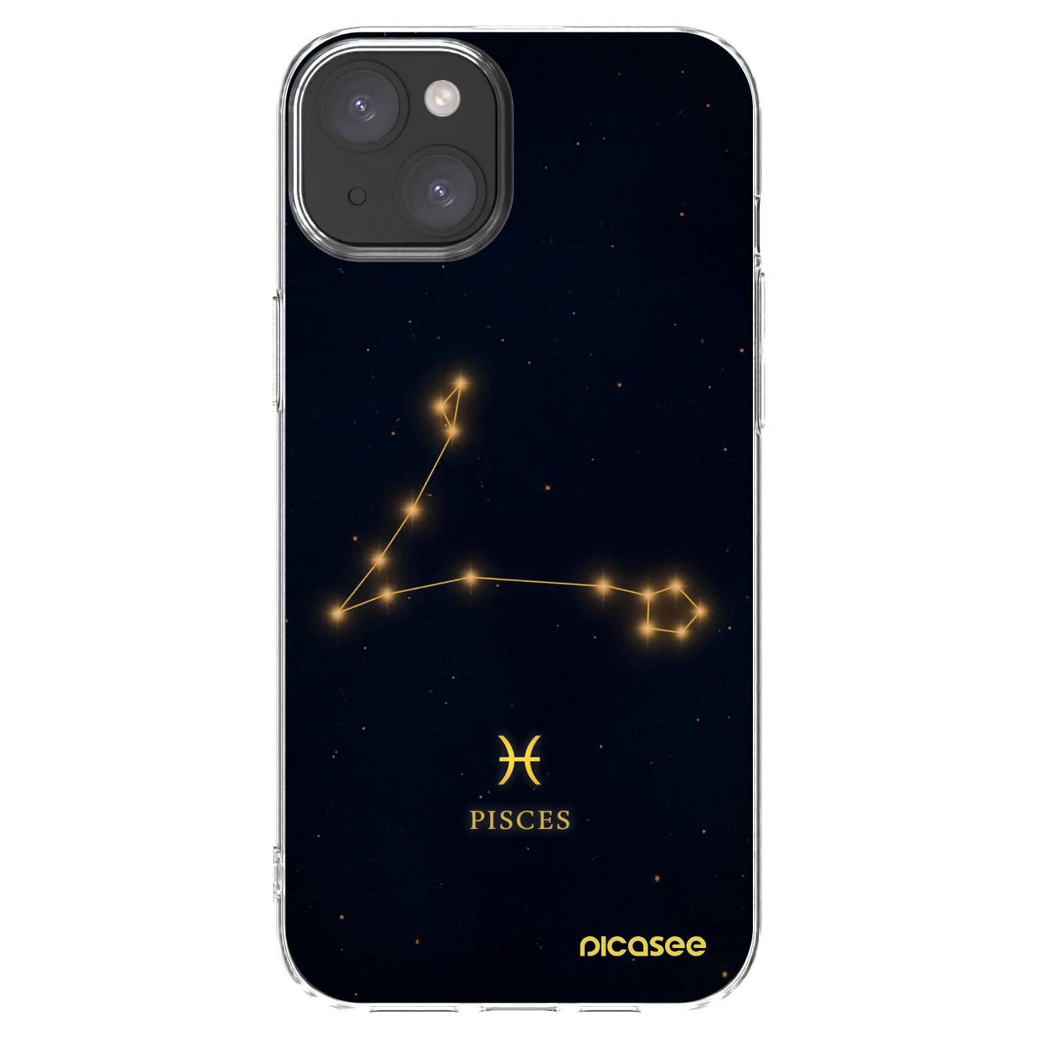Picasee silikonska prozirna maskica za Apple iPhone 15 Plus - PISCES