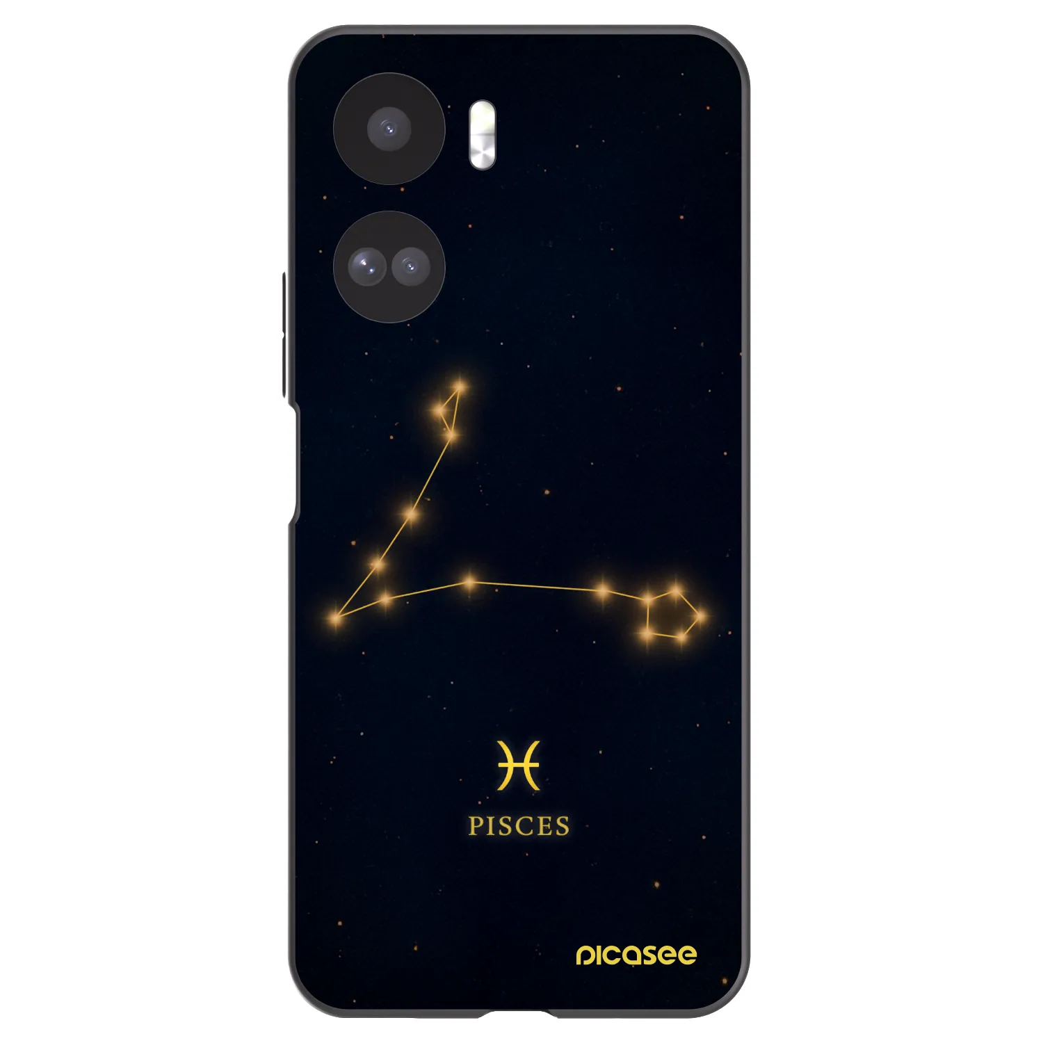 Picasee crna silikonska maskica za Honor 90 Lite 5G - PISCES