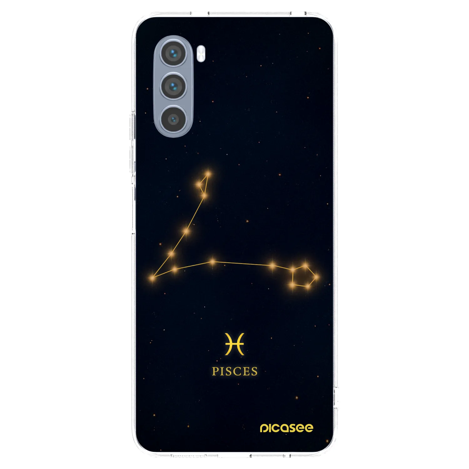 Picasee silikonska prozirna maskica za Motorola Moto G62 - PISCES