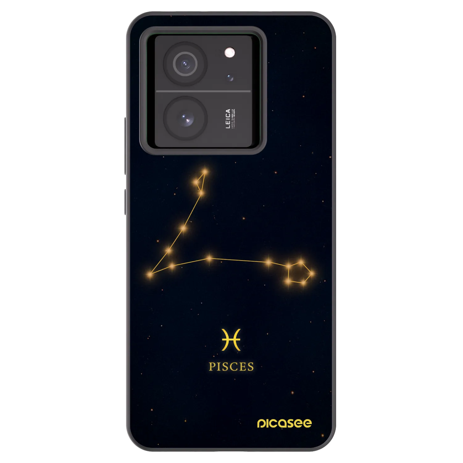 Picasee crna silikonska maskica za Xiaomi 13T Pro - PISCES