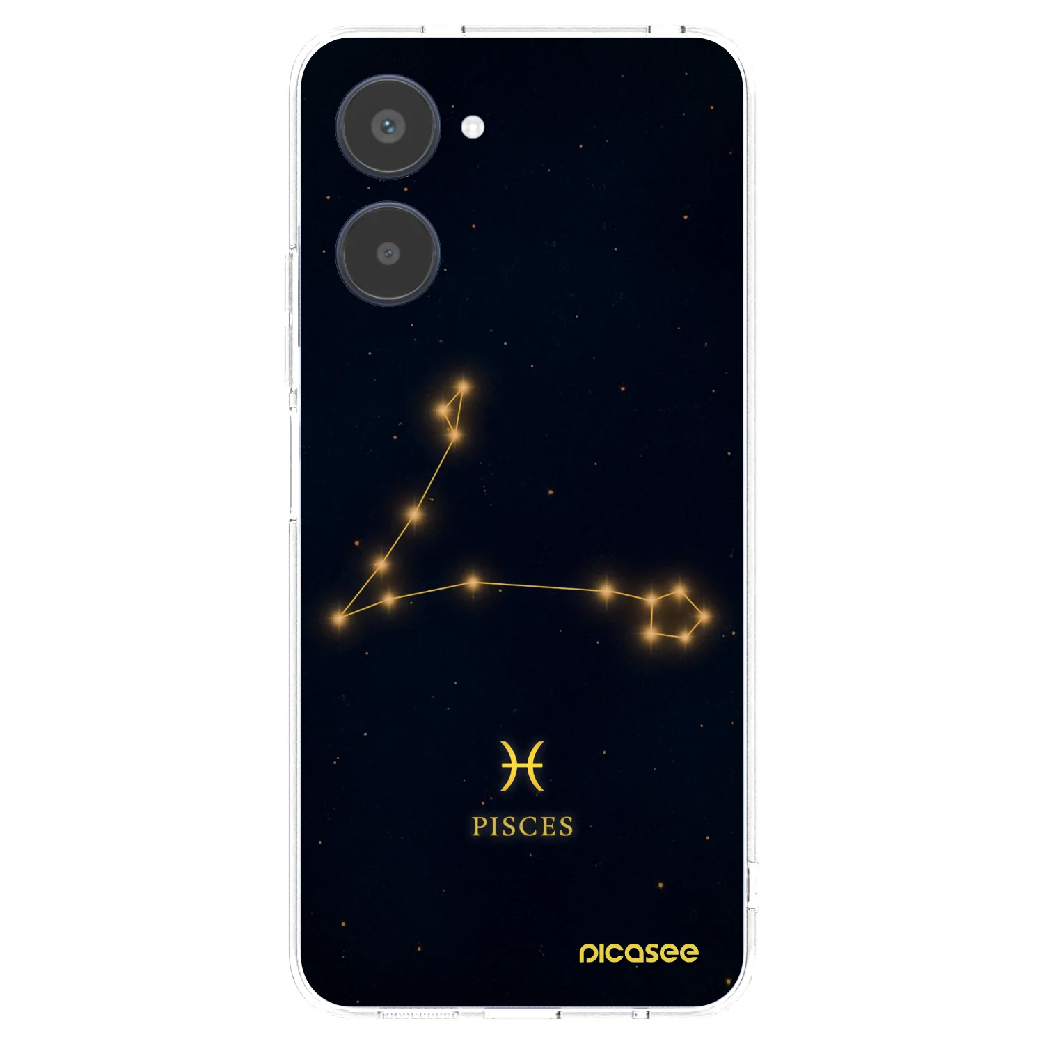 Picasee silikonska prozirna maskica za Realme 10 4G - PISCES