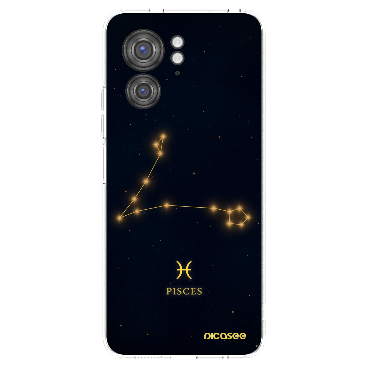 Picasee silikonska prozirna maskica za Motorola Edge 40 - PISCES