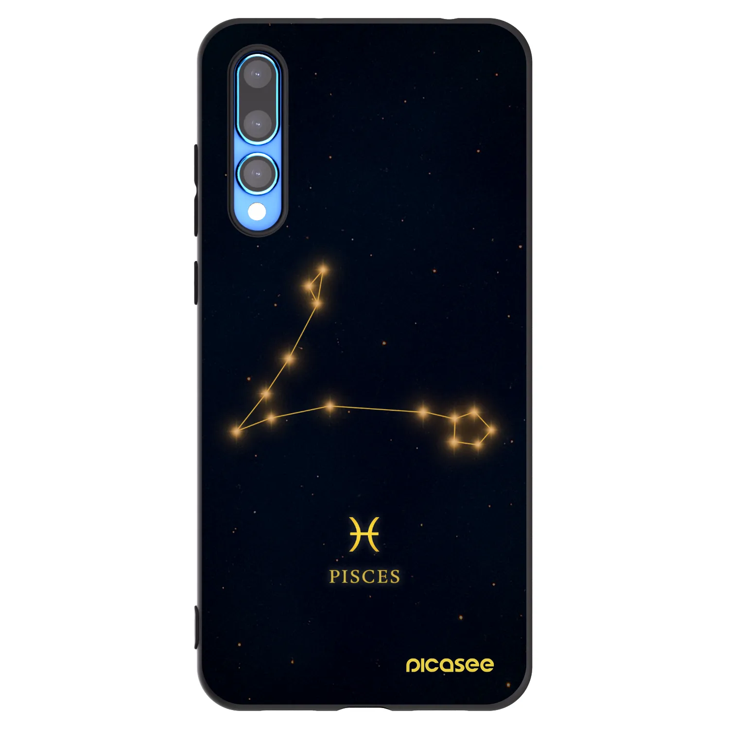 Picasee crna silikonska maskica za Huawei P20 Pro - PISCES