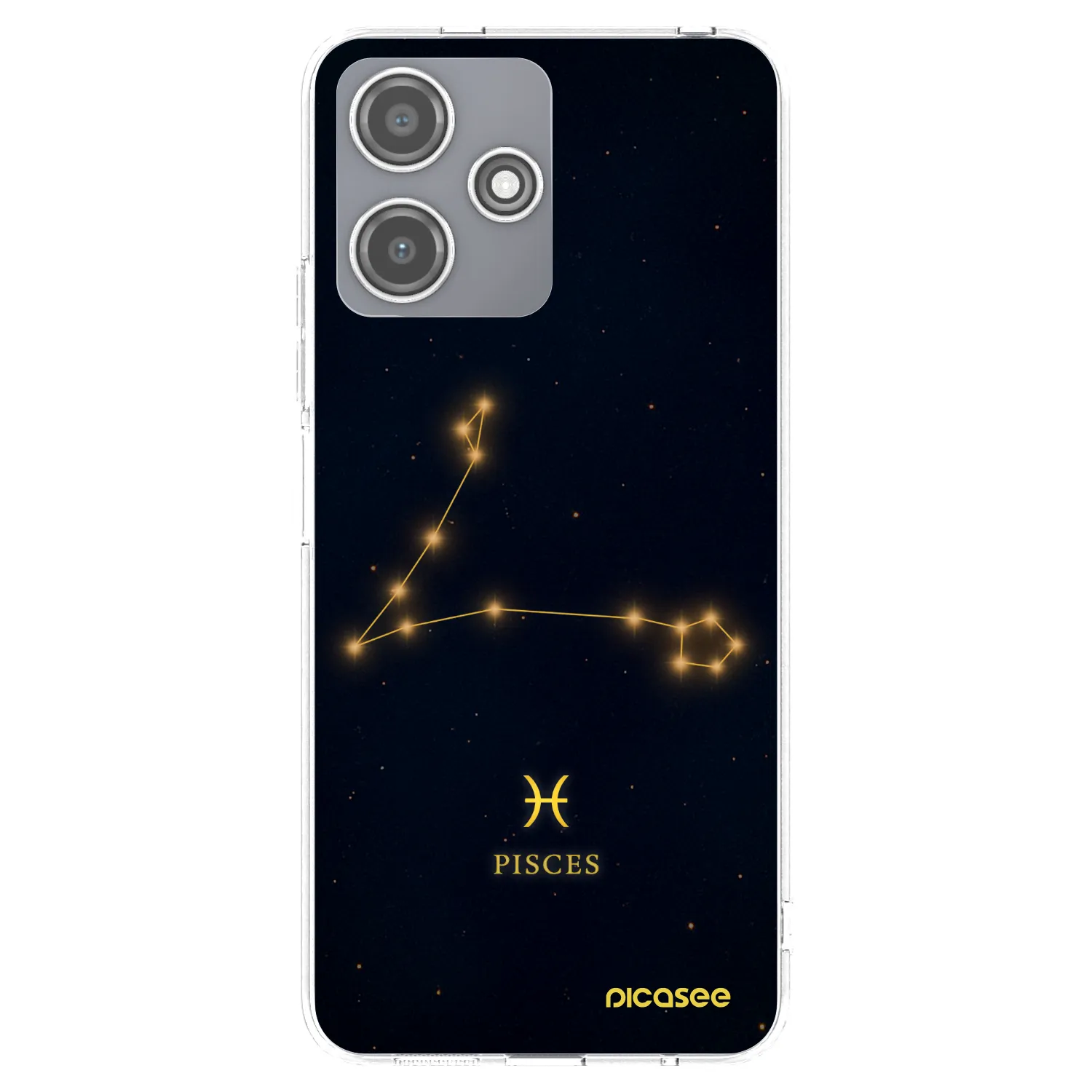 Picasee silikonska prozirna maskica za Xiaomi Redmi 12 5G - PISCES
