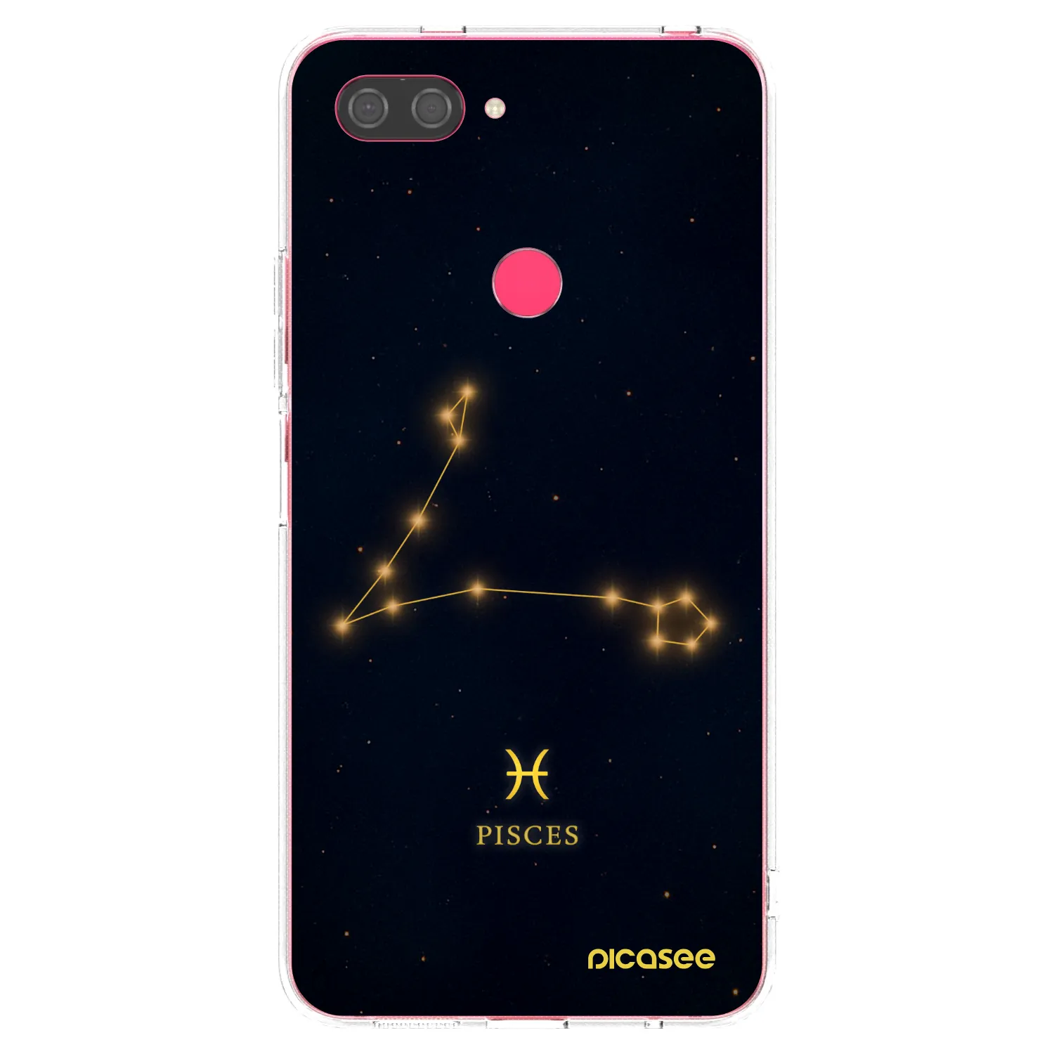 Picasee silikonska prozirna maskica za Xiaomi Mi 8 Lite - PISCES