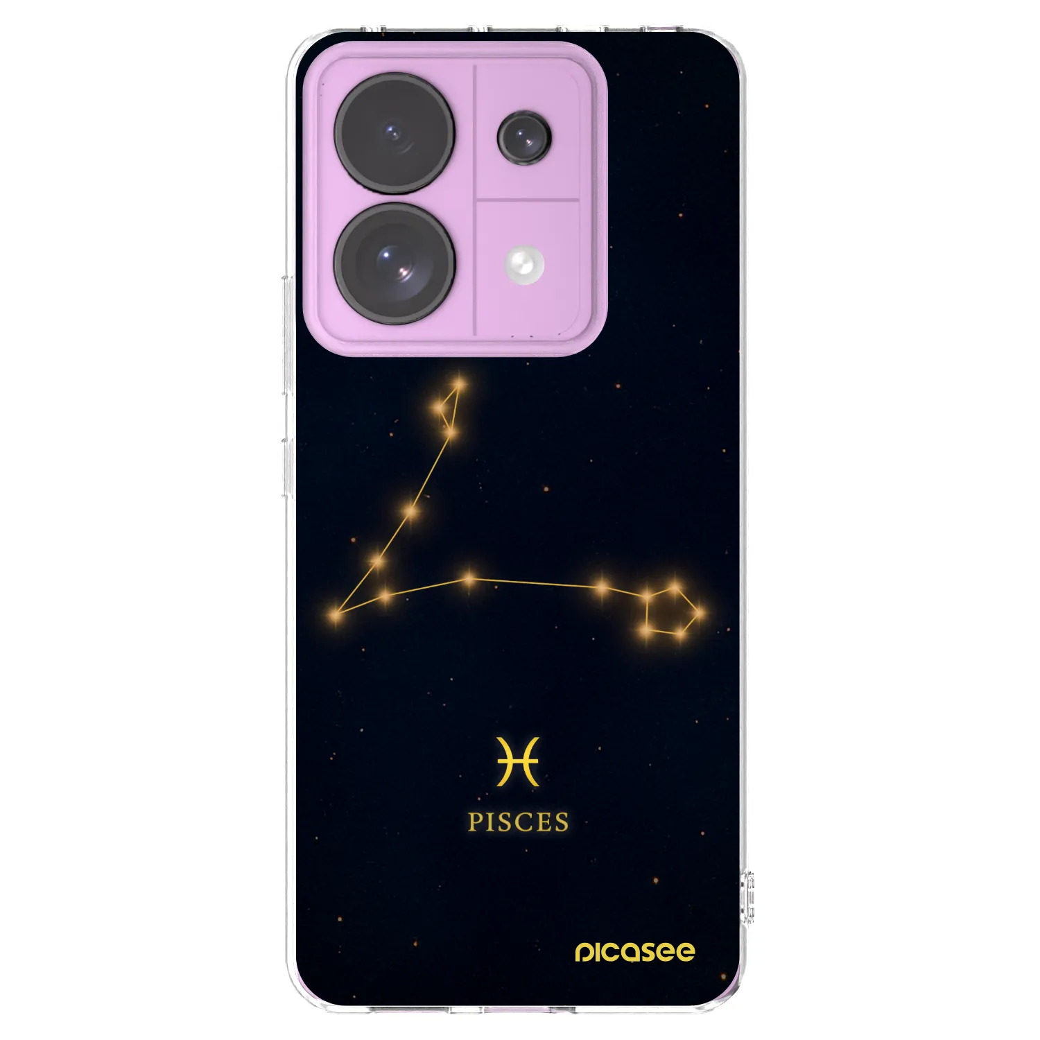 Picasee silikonska prozirna maskica za Xiaomi Redmi Note 13 Pro 5G - PISCES