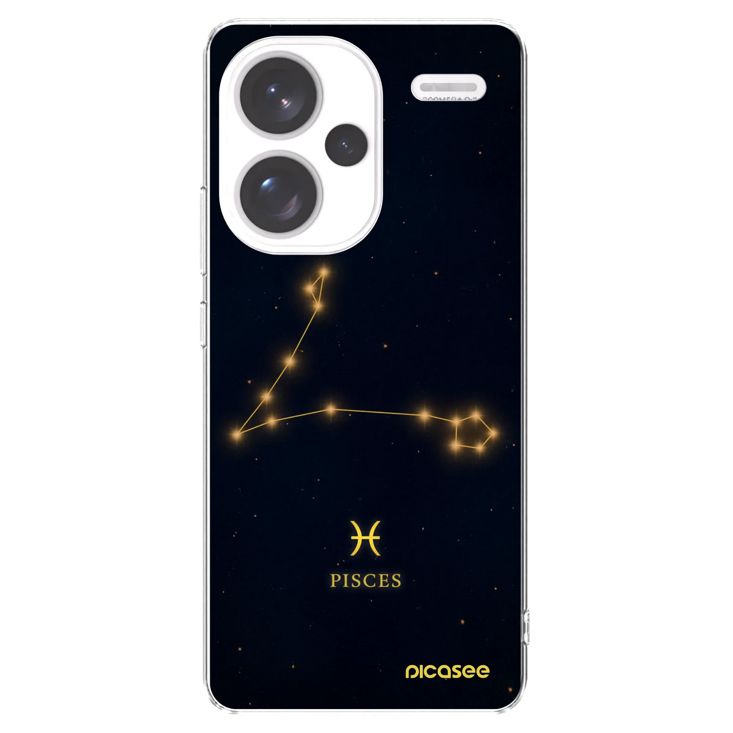 Picasee silikonska prozirna maskica za Xiaomi Redmi Note 13 Pro+ 5G - PISCES
