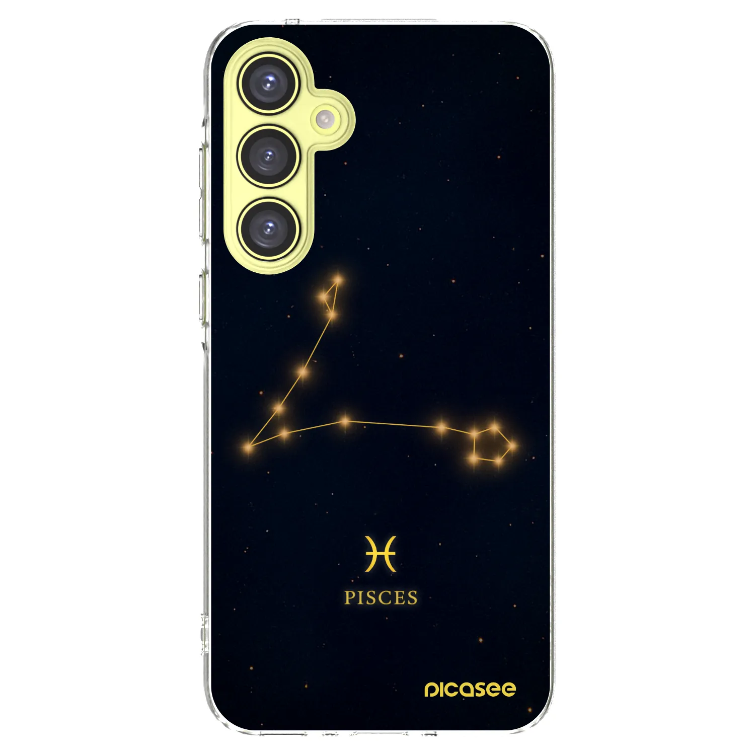Picasee silikonska prozirna maskica za Samsung Galaxy A35 5G A356B - PISCES