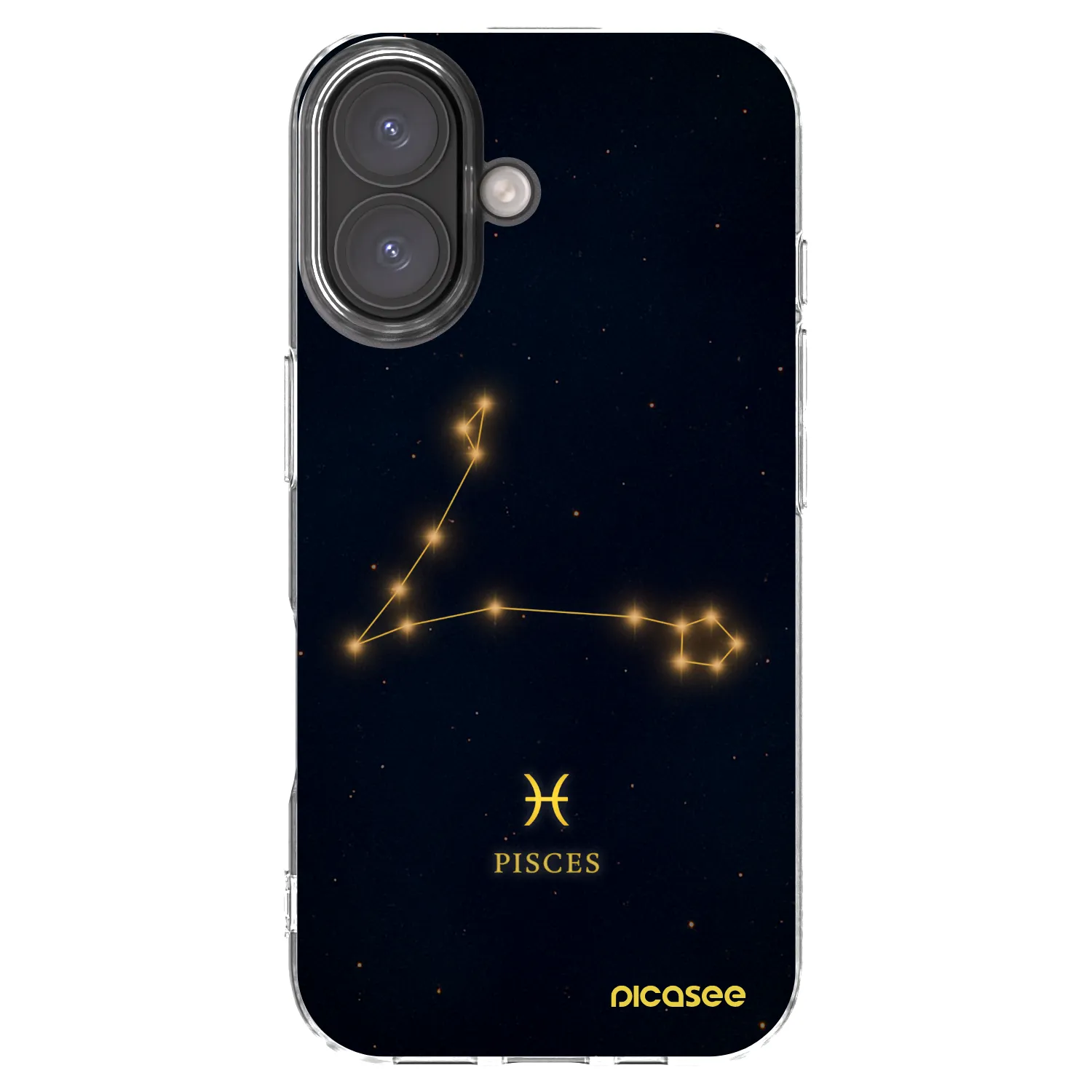 Picasee silikonska prozirna maskica za Apple iPhone 16 - PISCES