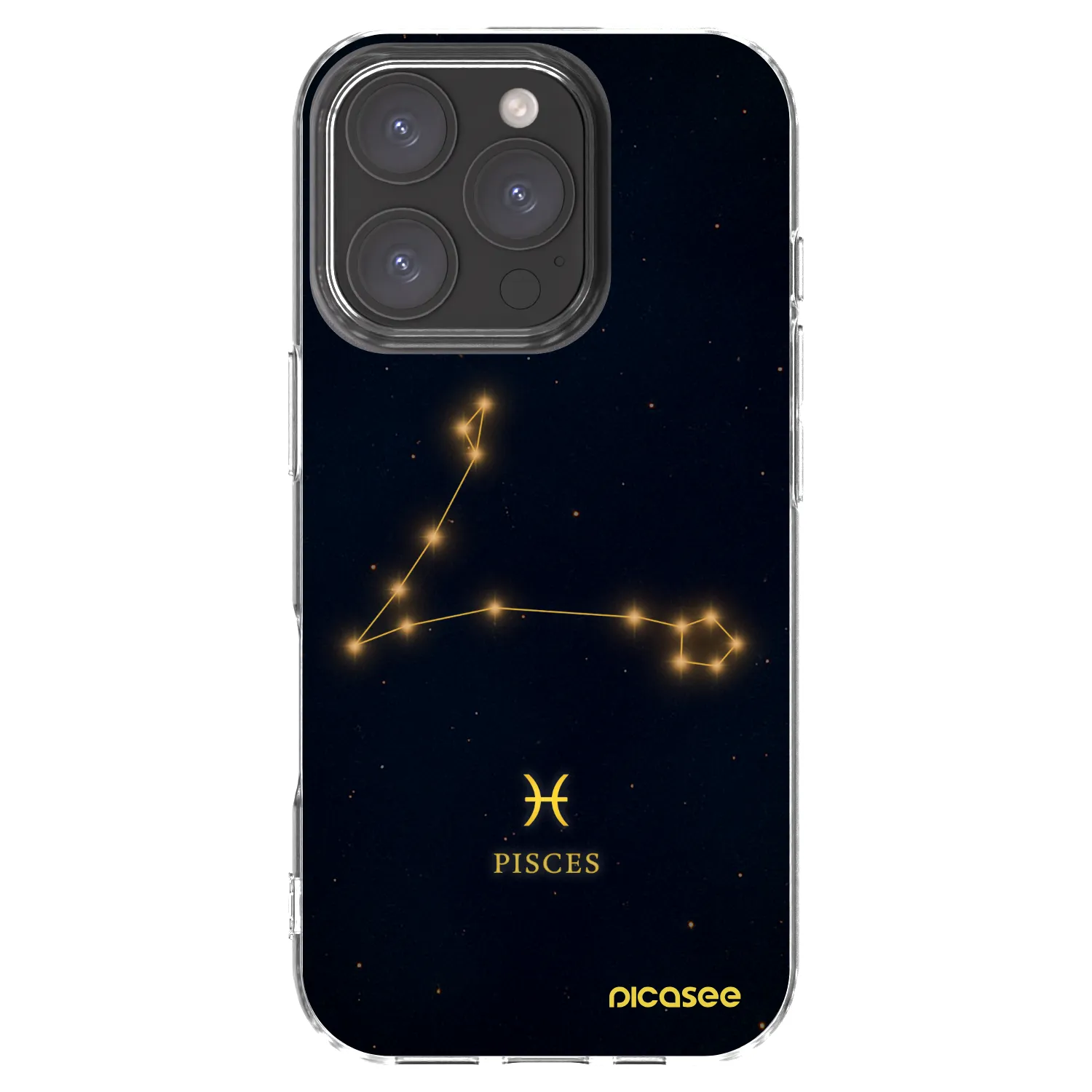 Picasee silikonska prozirna maskica za Apple iPhone 16 Pro - PISCES