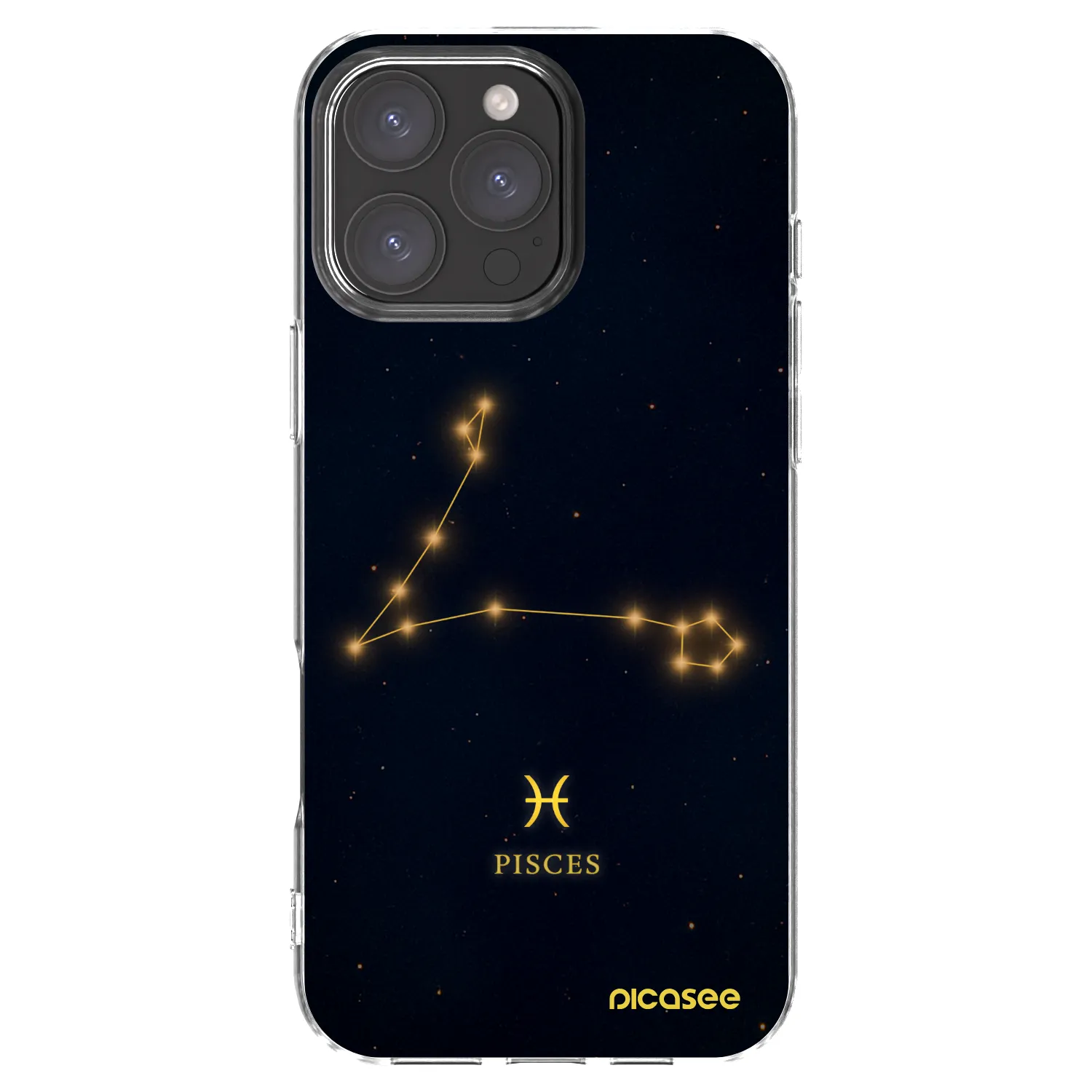 Picasee silikonska prozirna maskica za Apple iPhone 16 Pro Max - PISCES