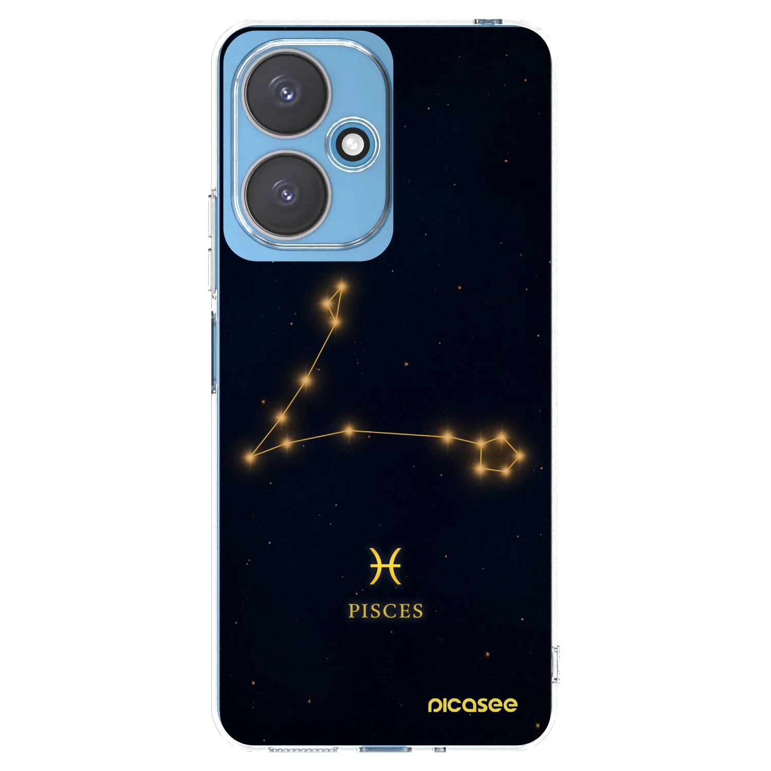 Picasee silikonska prozirna maskica za Xiaomi Redmi 13C 5G - PISCES