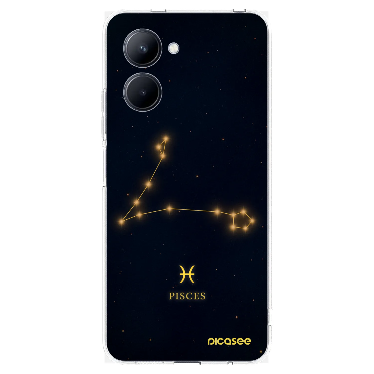 Picasee silikonska prozirna maskica za Realme C33 (2023) - PISCES