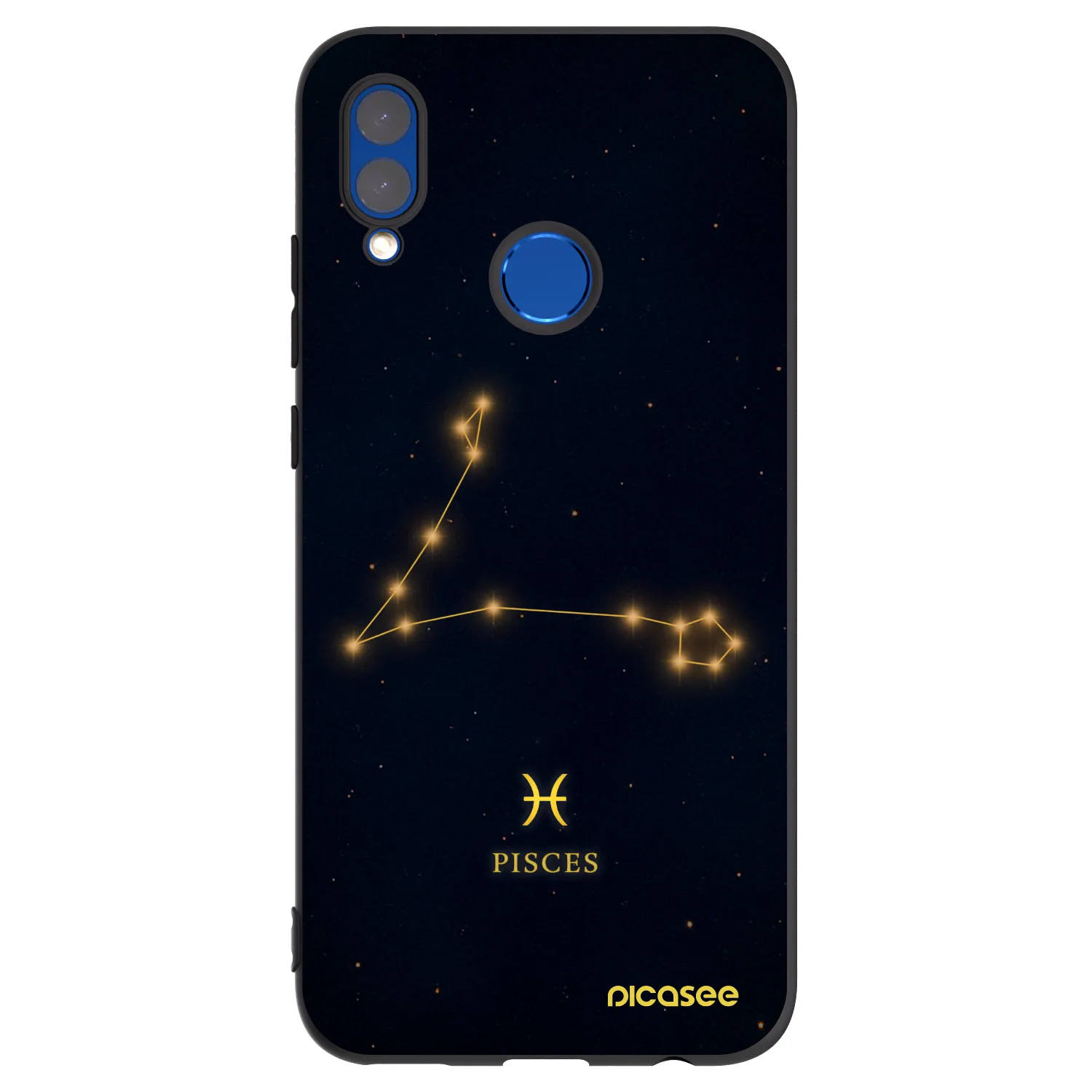 Picasee crna silikonska maskica za Huawei P Smart 2019 - PISCES