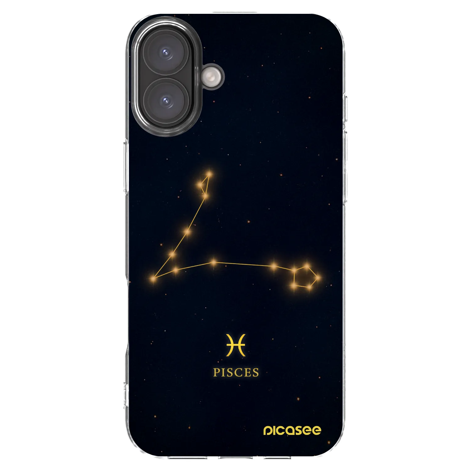 Picasee silikonska prozirna maskica za Apple iPhone 16 Plus - PISCES