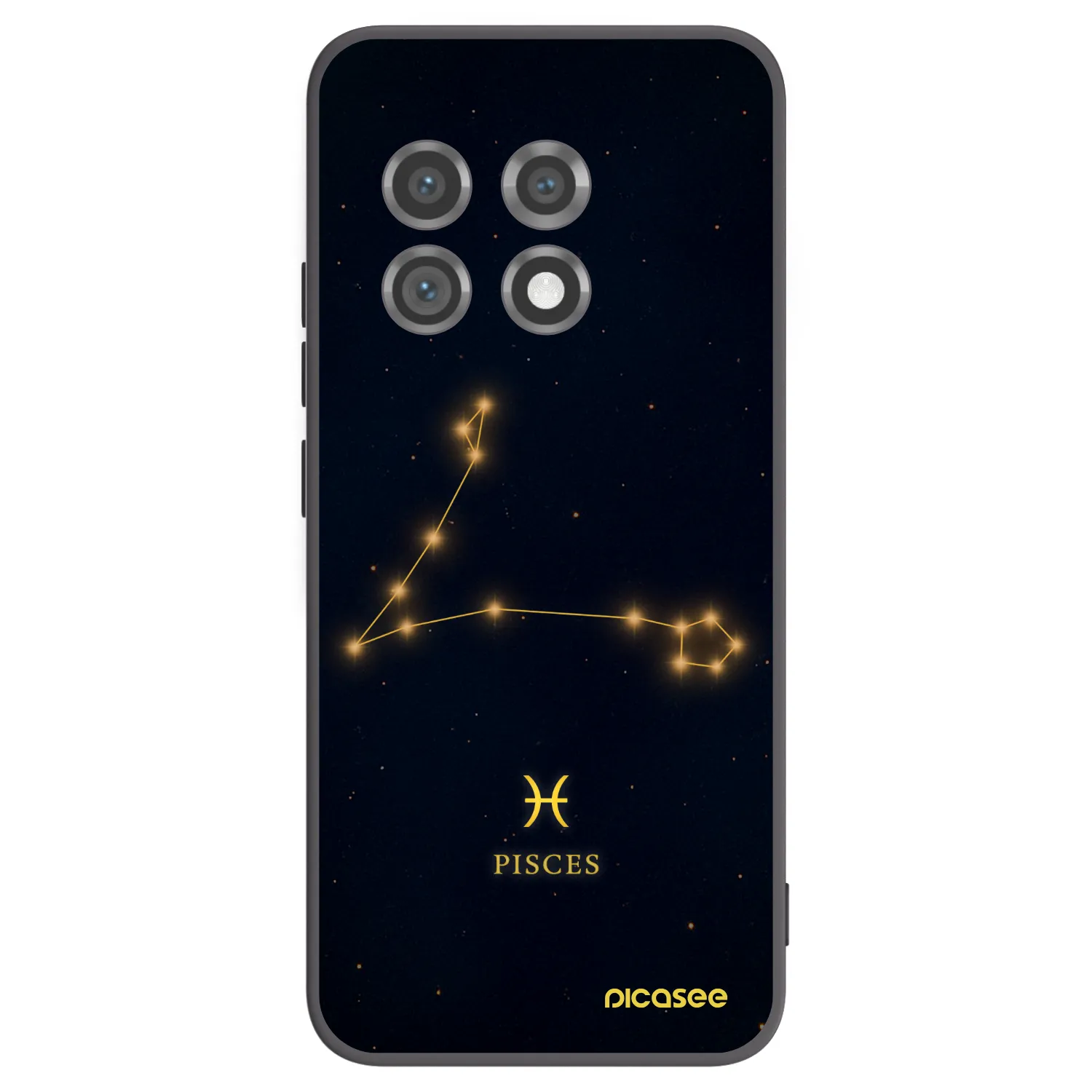 Picasee crna silikonska maskica za OnePlus 11 5G - PISCES
