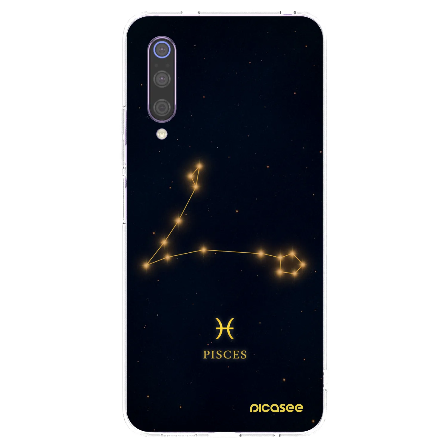 Picasee silikonska prozirna maskica za Xiaomi Mi 9 - PISCES
