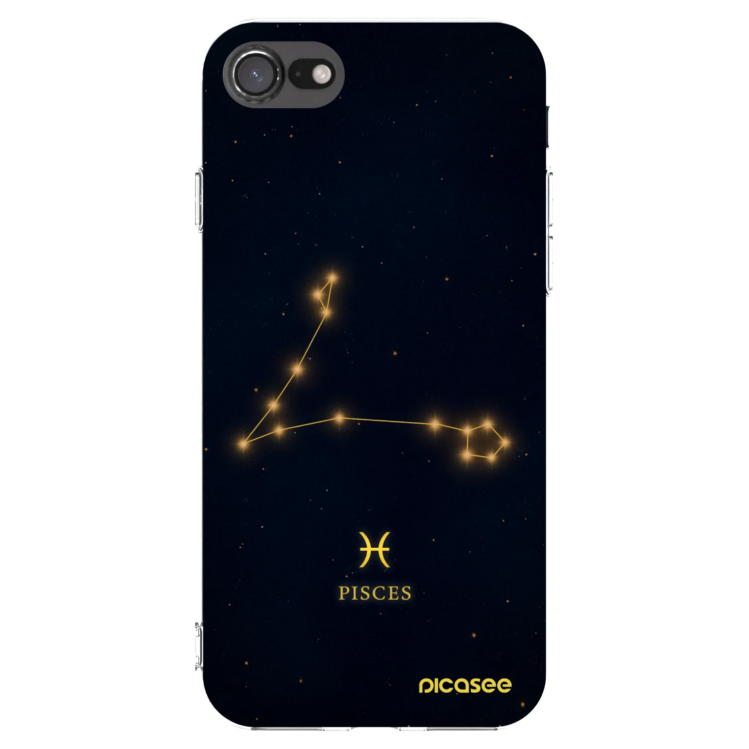 Picasee silikonska prozirna maskica za Apple iPhone 7 - PISCES
