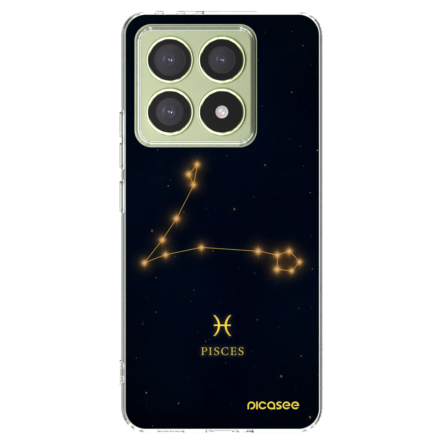 Picasee silikonska prozirna maskica za Xiaomi 14T - PISCES