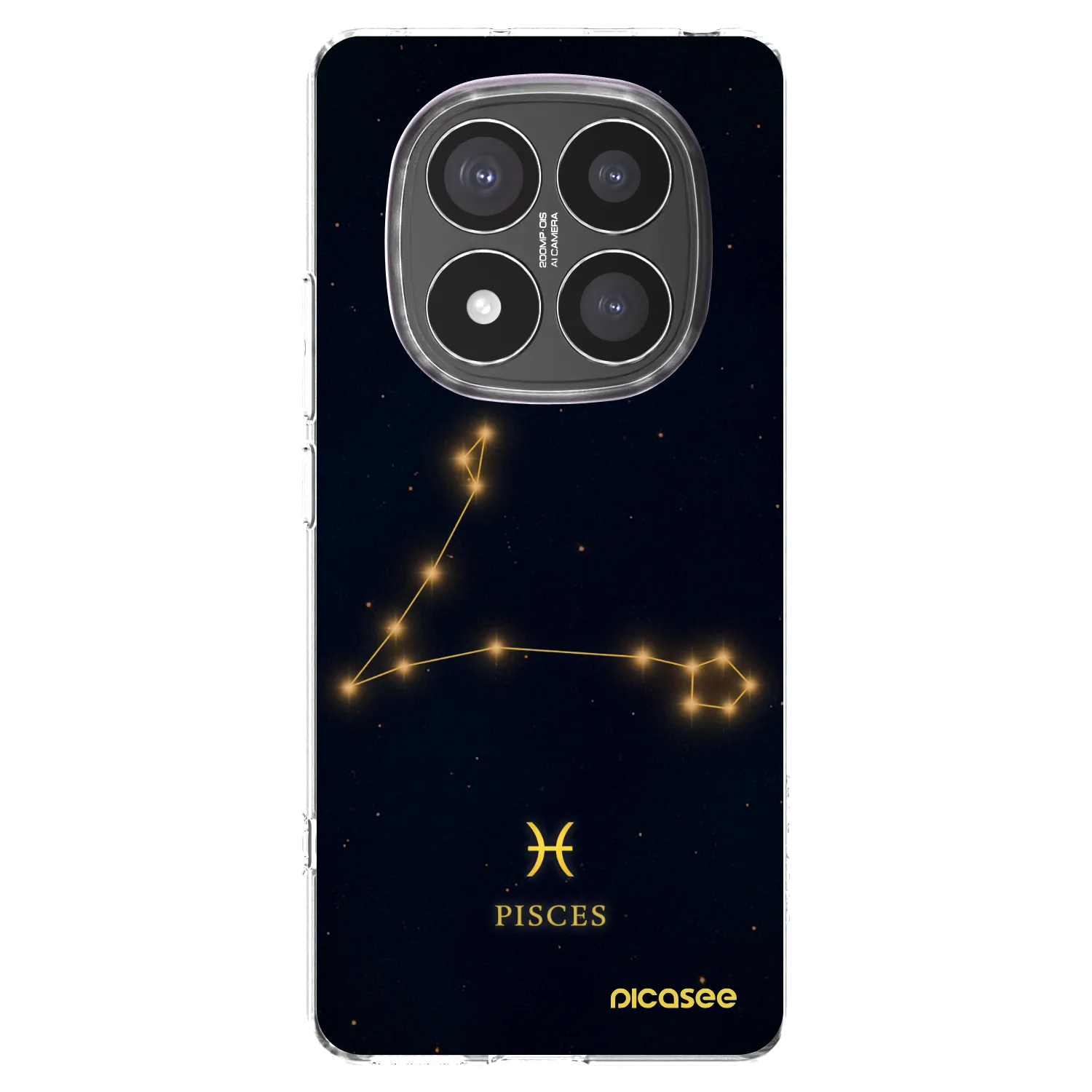 Picasee silikonska prozirna maskica za Xiaomi Redmi Note 14 Pro+ 5G - PISCES