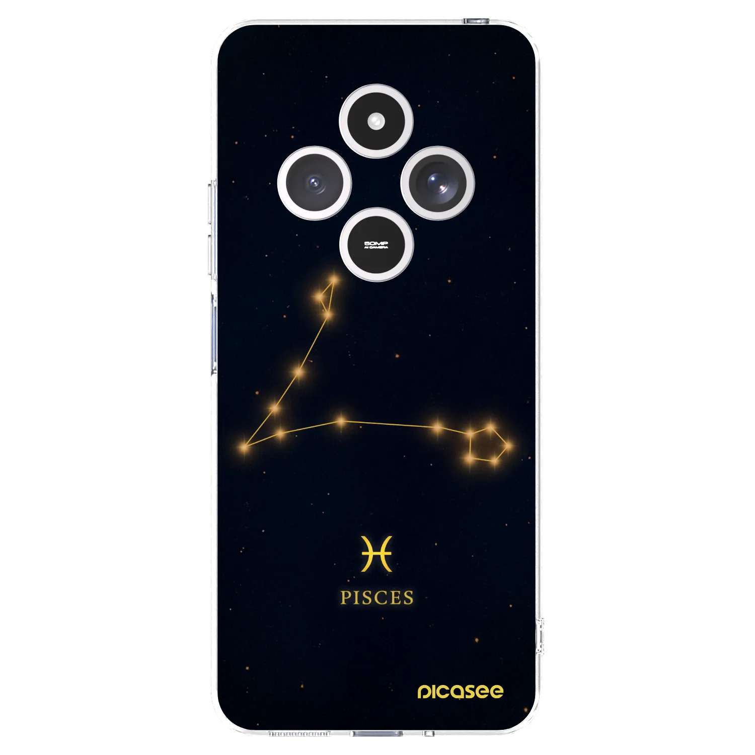 Picasee silikonska prozirna maskica za Xiaomi Redmi 14C - PISCES