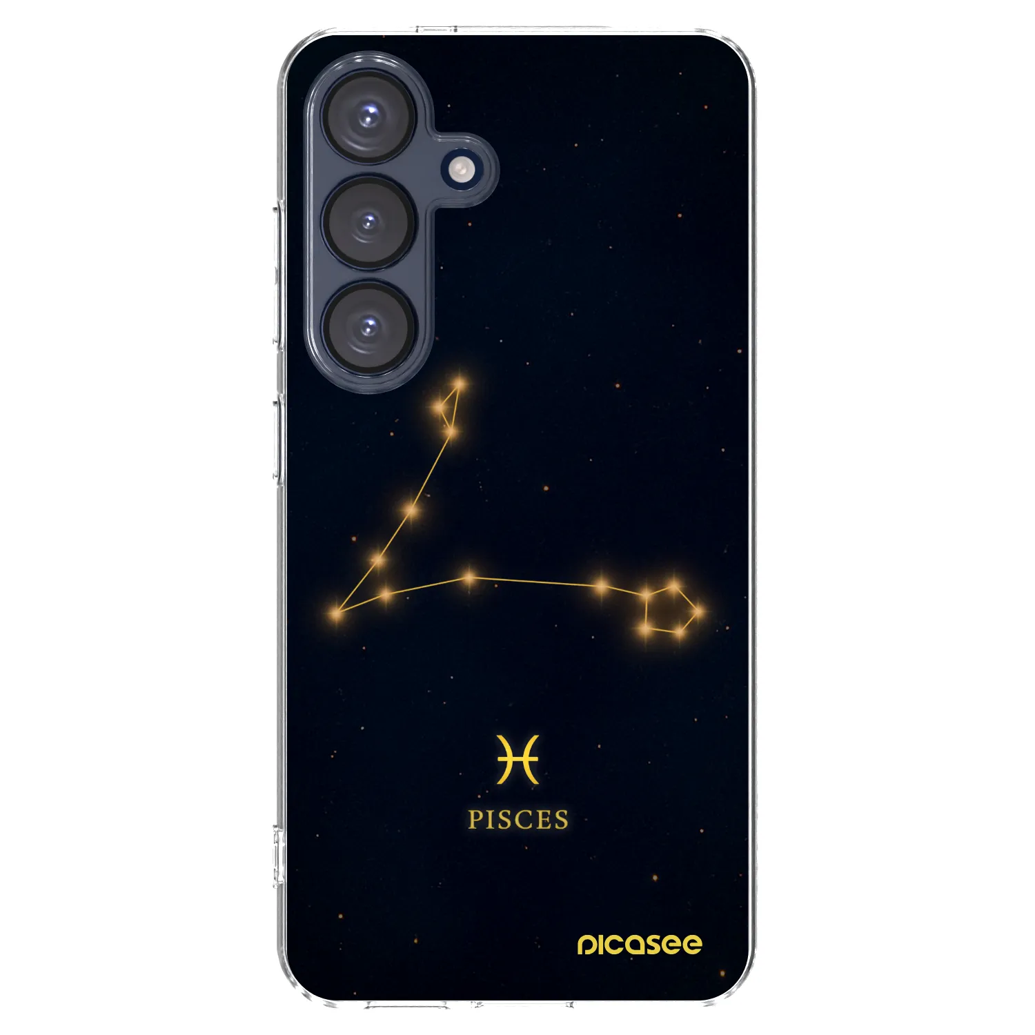 Picasee silikonska prozirna maskica za Samsung Galaxy S25 5G - PISCES