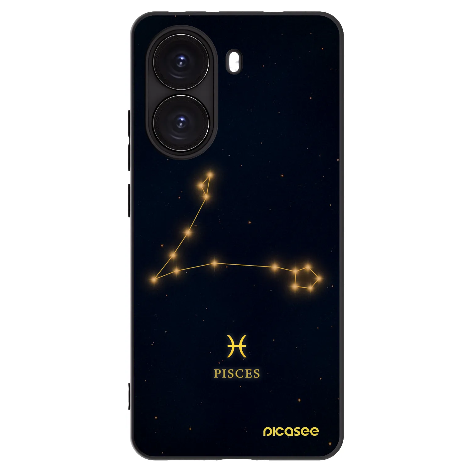 Picasee crna silikonska maskica za Xiaomi Poco X7 Pro 5G - PISCES