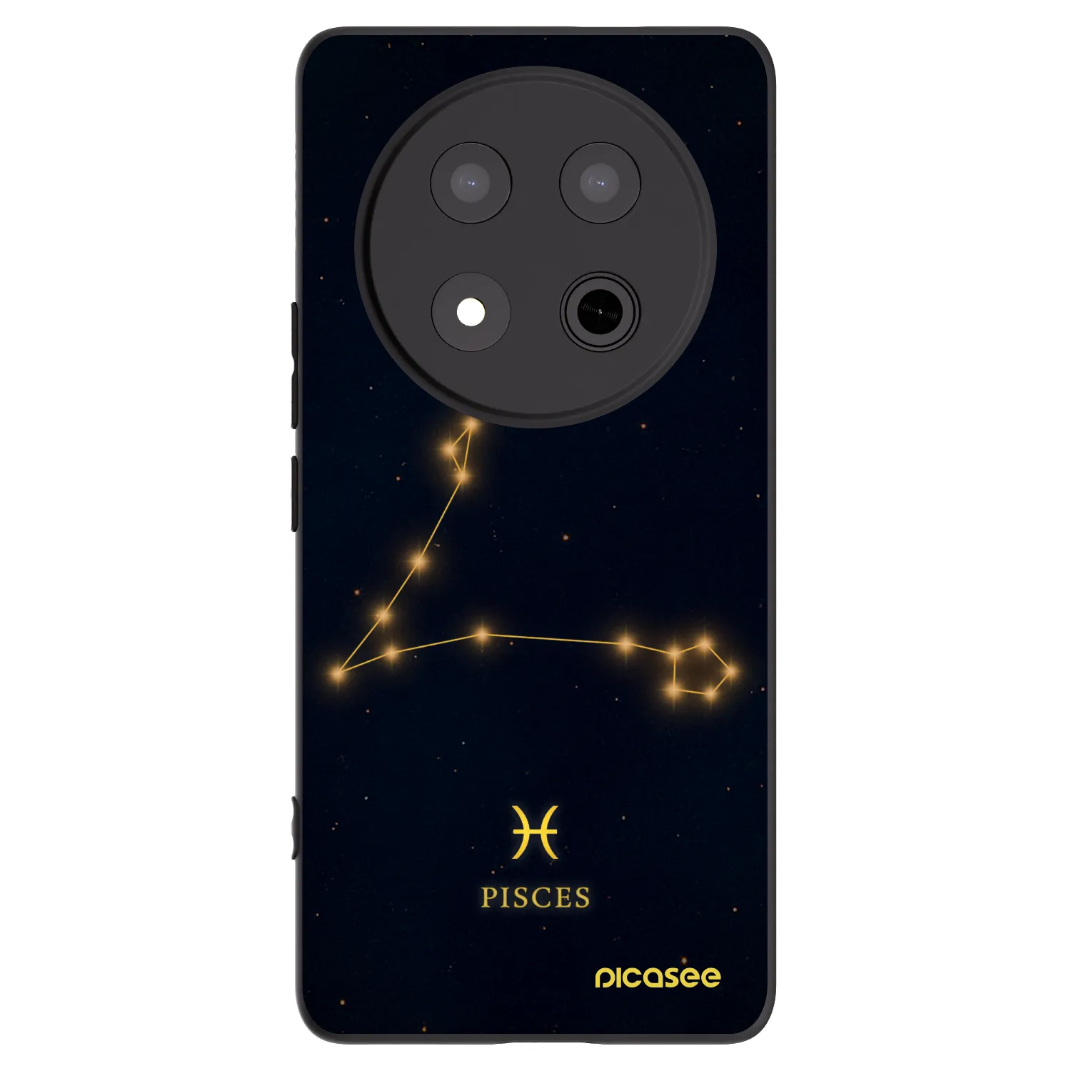 Picasee crna silikonska maskica za Honor Magic7 Lite 5G - PISCES