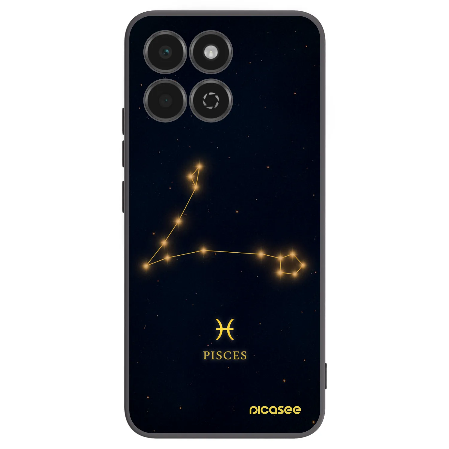 Picasee crna silikonska maskica za Honor 200 Smart 5G - PISCES