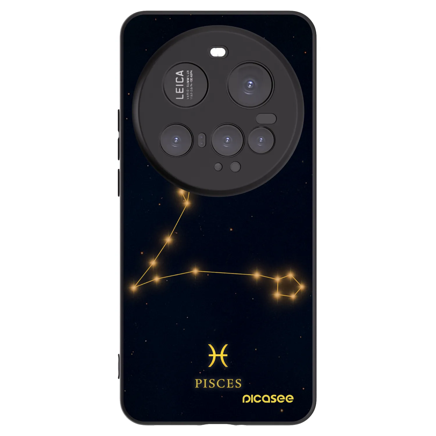 Picasee crna silikonska maskica za Xiaomi 15 Ultra - PISCES