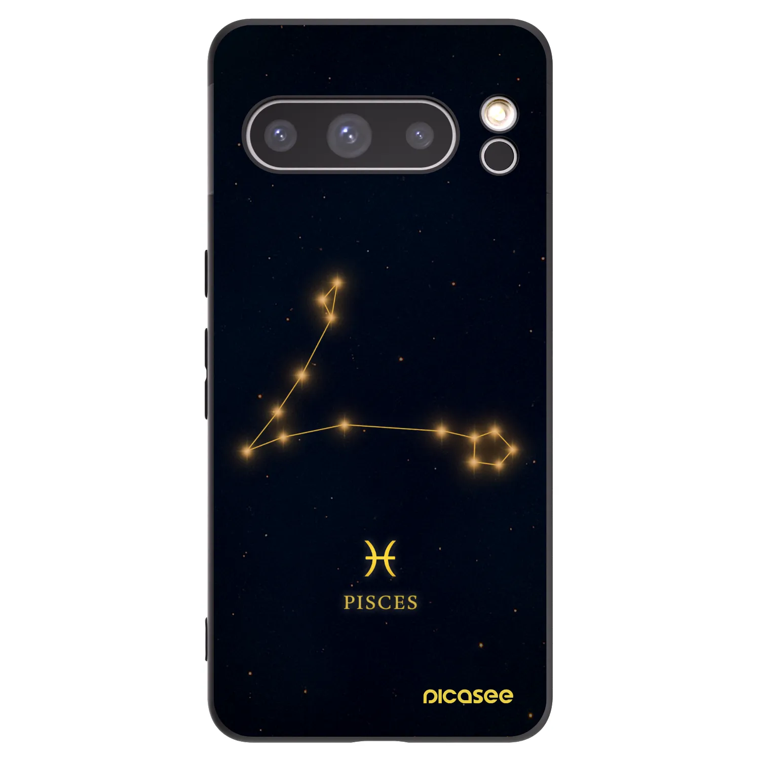 Picasee crna silikonska maskica za Google Pixel 8 Pro - PISCES