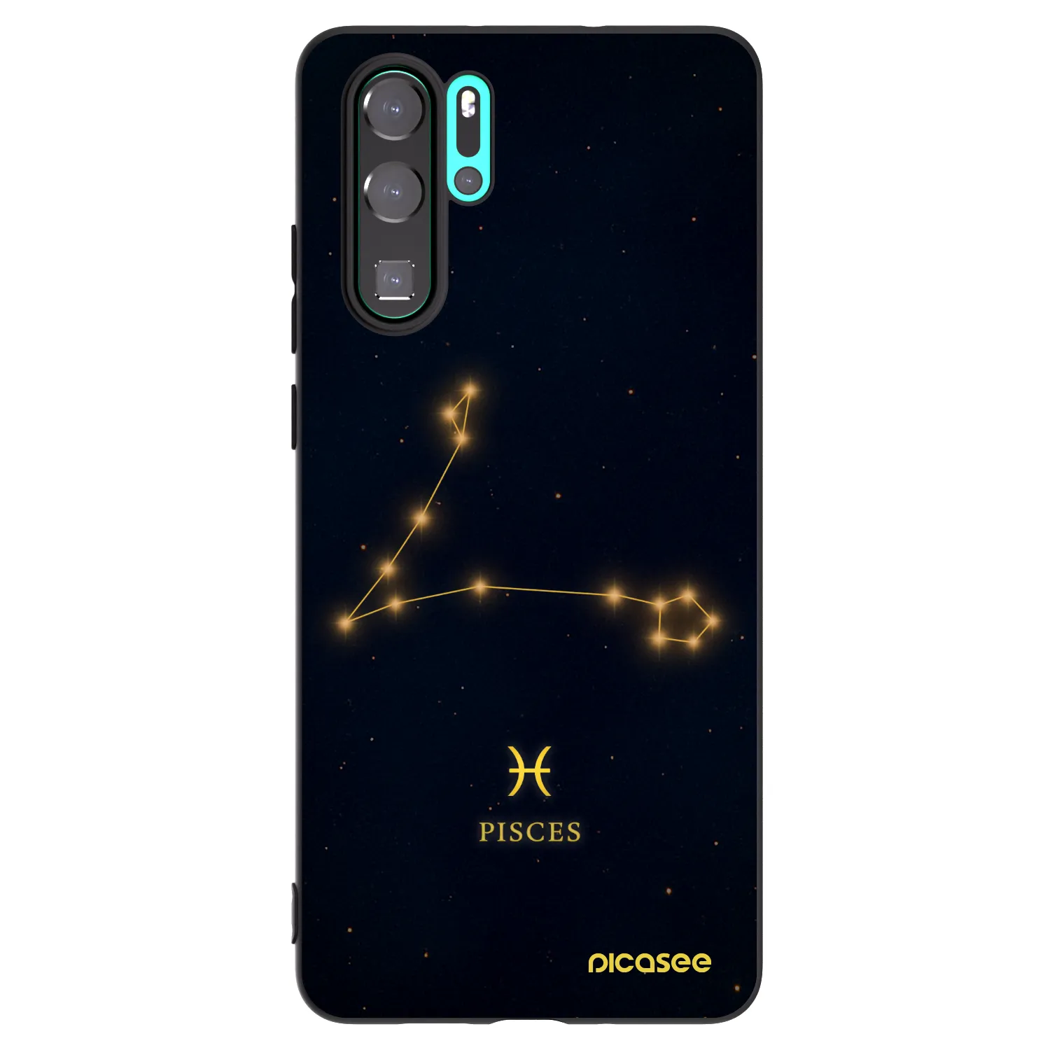 Picasee crna silikonska maskica za Huawei P30 Pro - PISCES