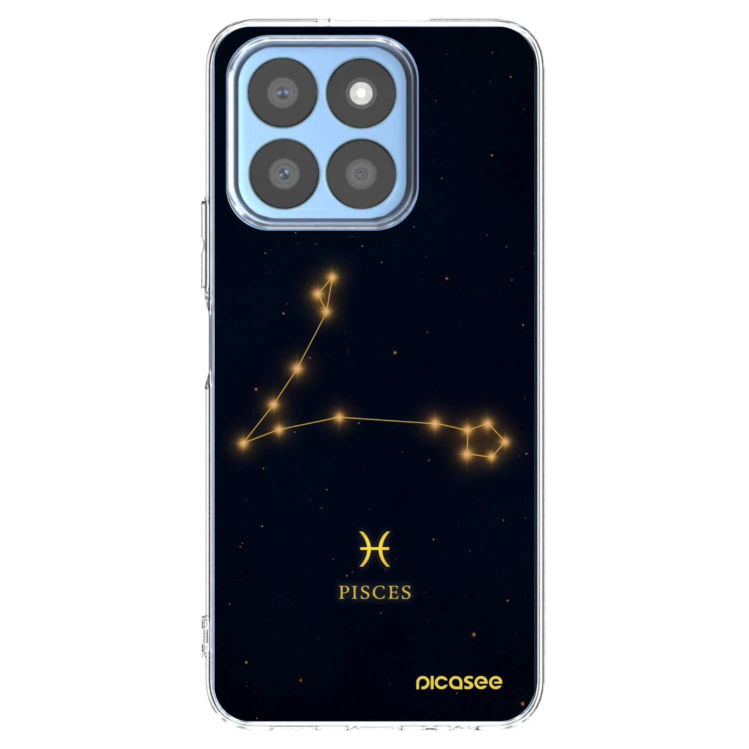 Picasee silikonska prozirna maskica za Honor X8c - PISCES