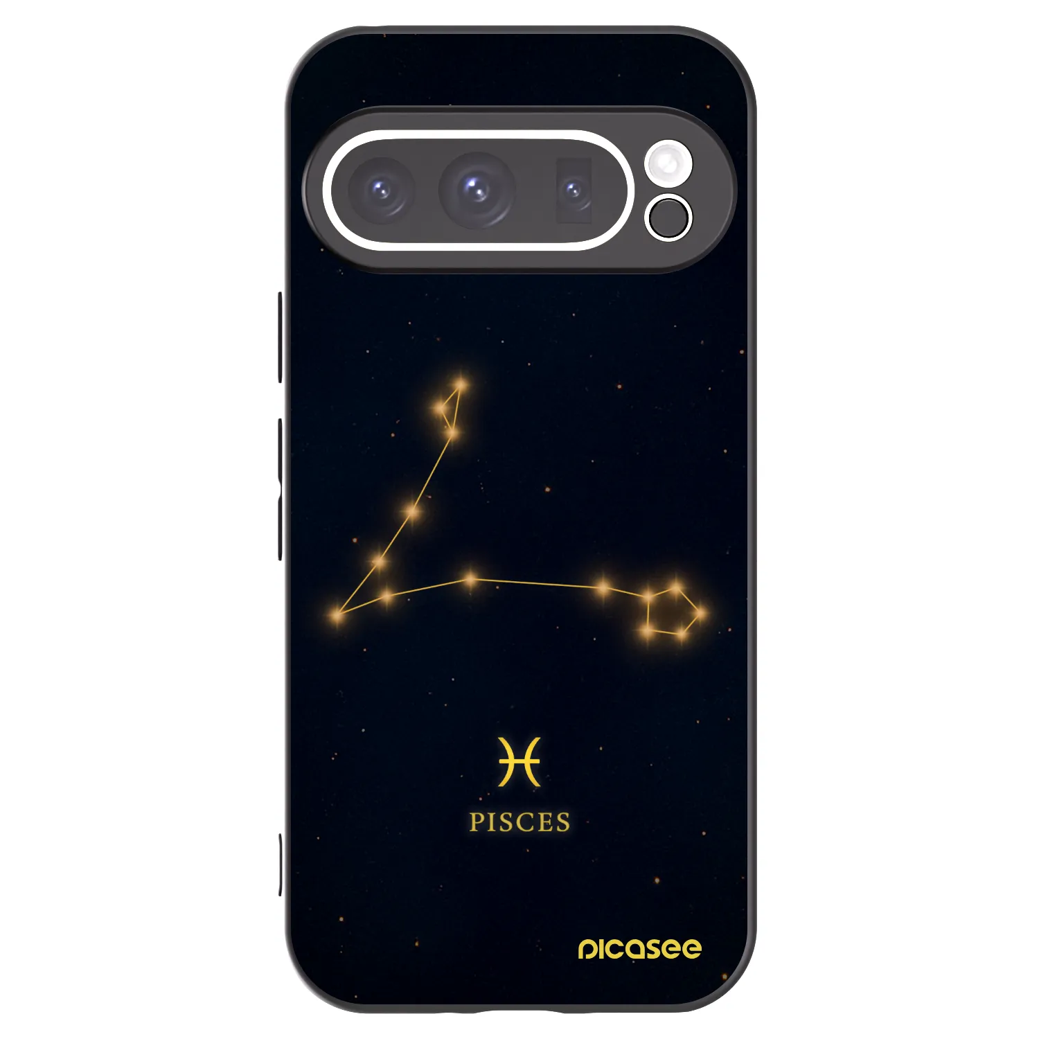 Picasee crna silikonska maskica za Google Pixel 9 Pro - PISCES