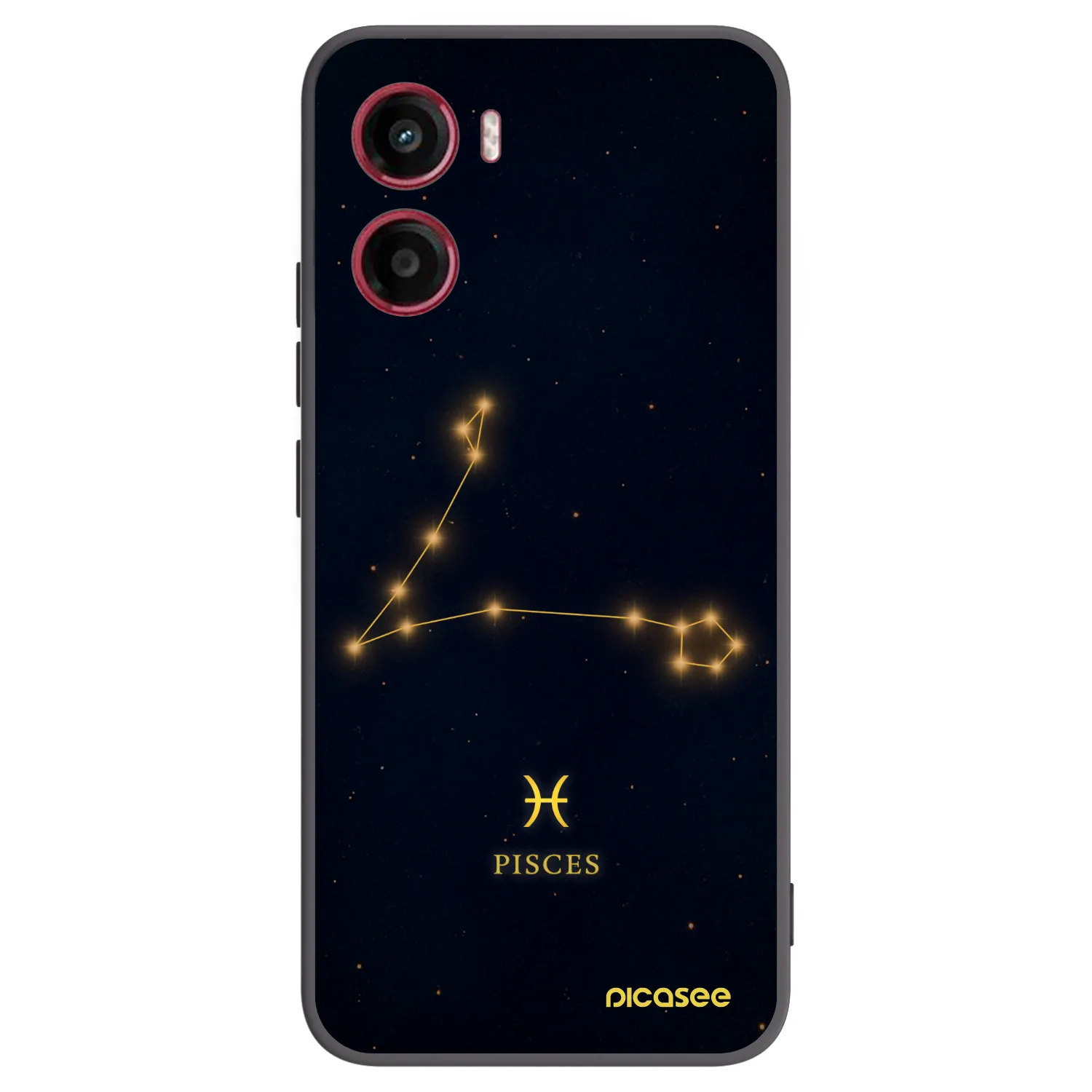 Picasee crna silikonska maskica za Motorola Moto G05 - PISCES