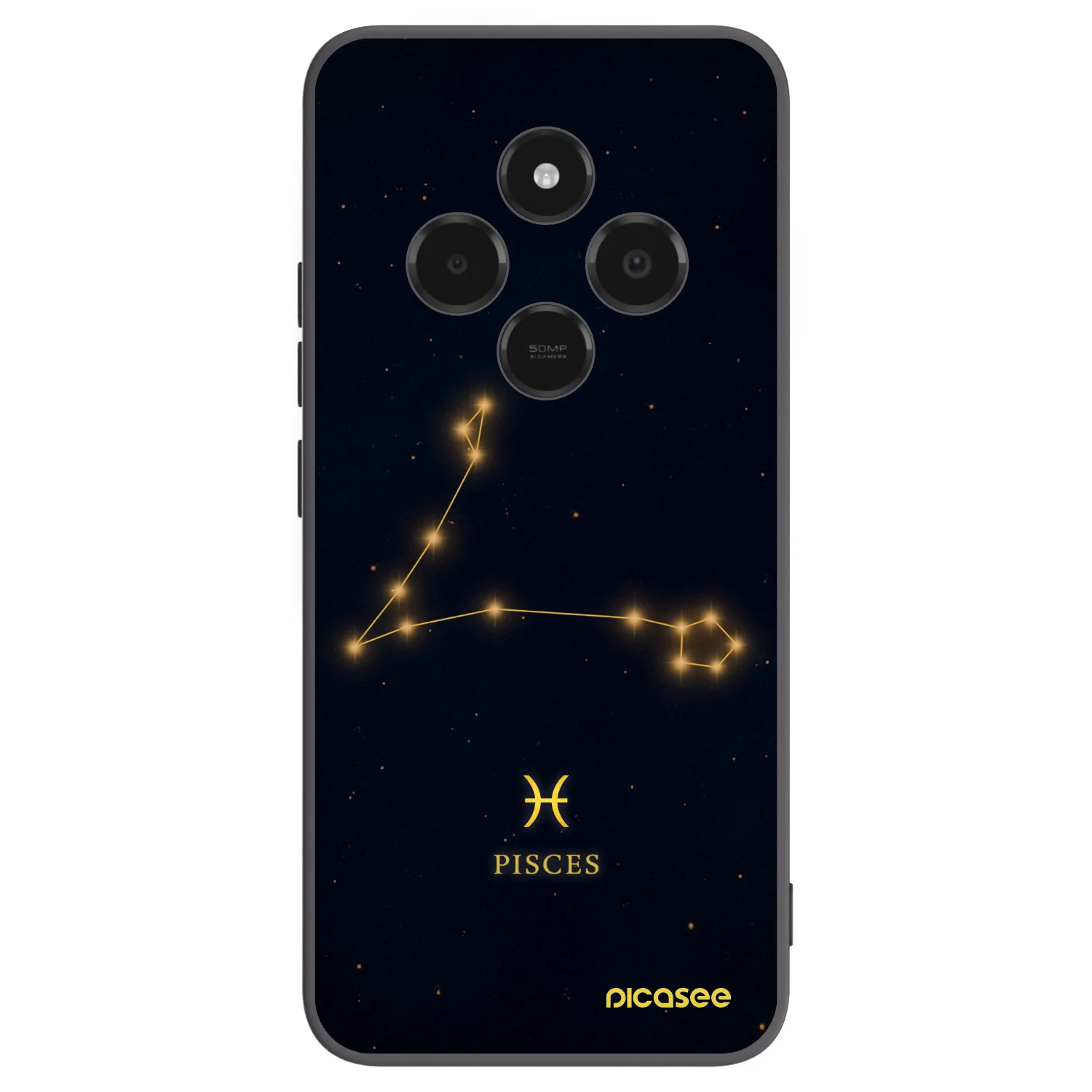 Picasee crna silikonska maskica za Xiaomi Poco C75 - PISCES