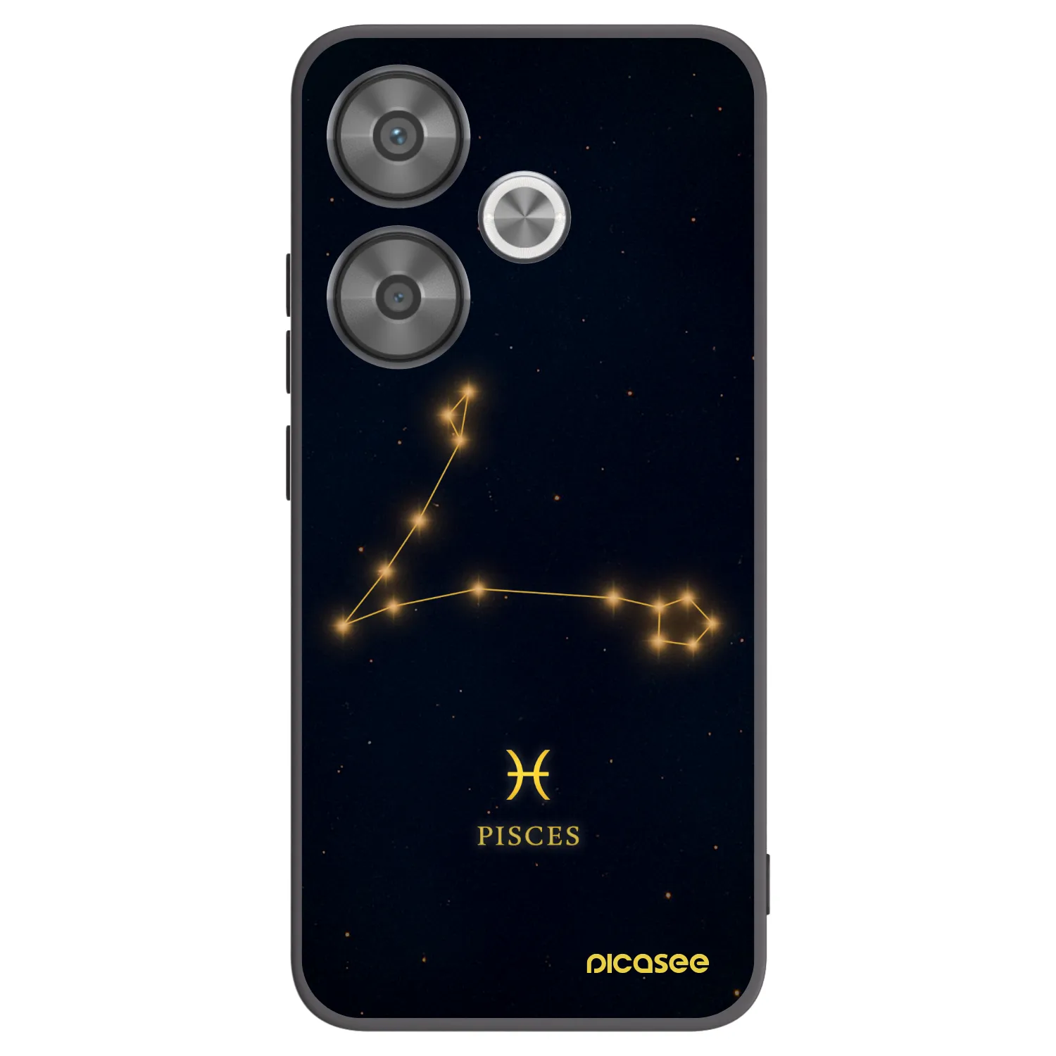 Picasee crna silikonska maskica za Xiaomi Poco F6 - PISCES