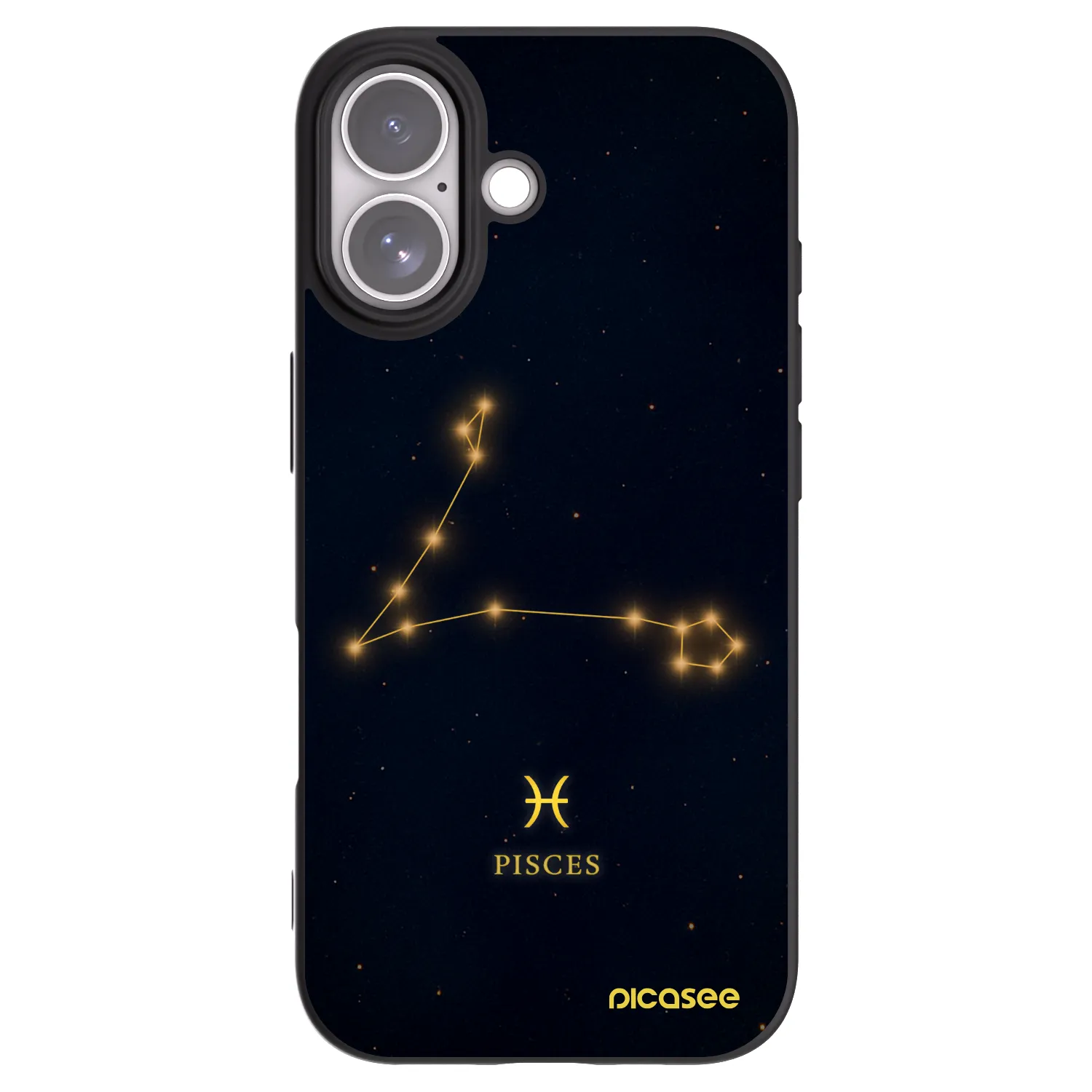 Picasee crna silikonska maskica za Apple iPhone 17 - PISCES