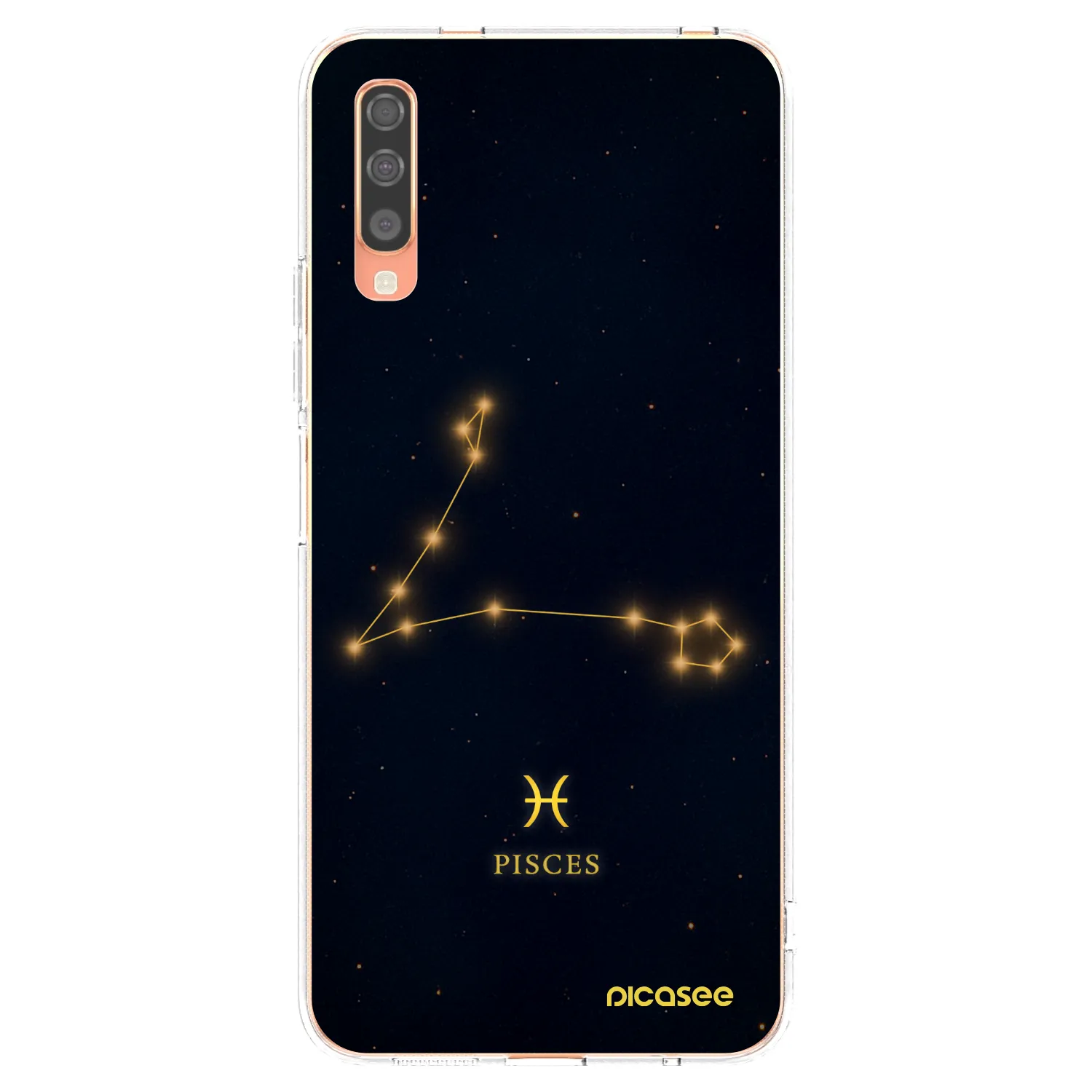 Picasee silikonska prozirna maskica za Samsung Galaxy A70 A705F - PISCES