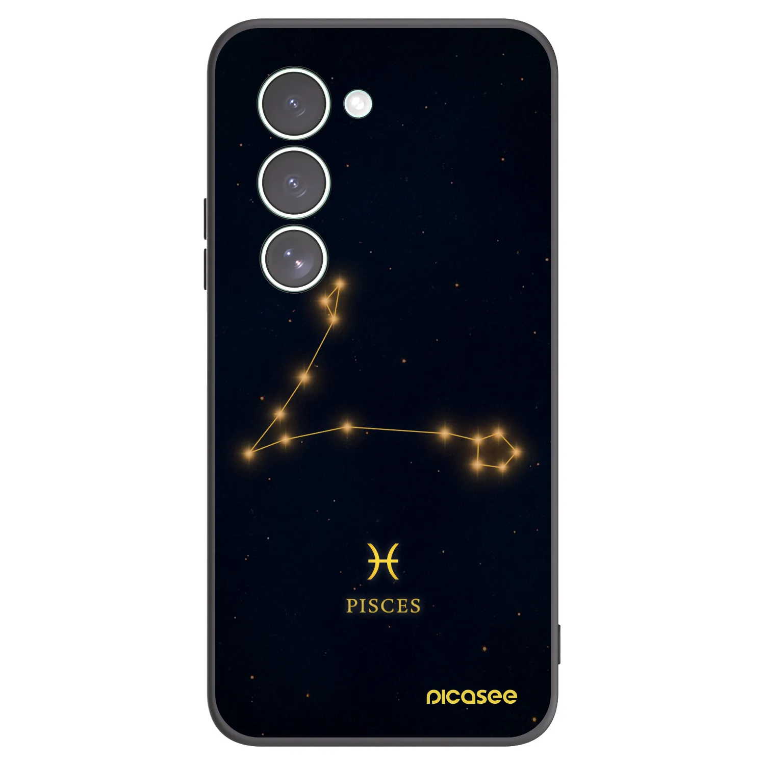 Picasee crna silikonska maskica za Xiaomi Redmi 15 5G - PISCES